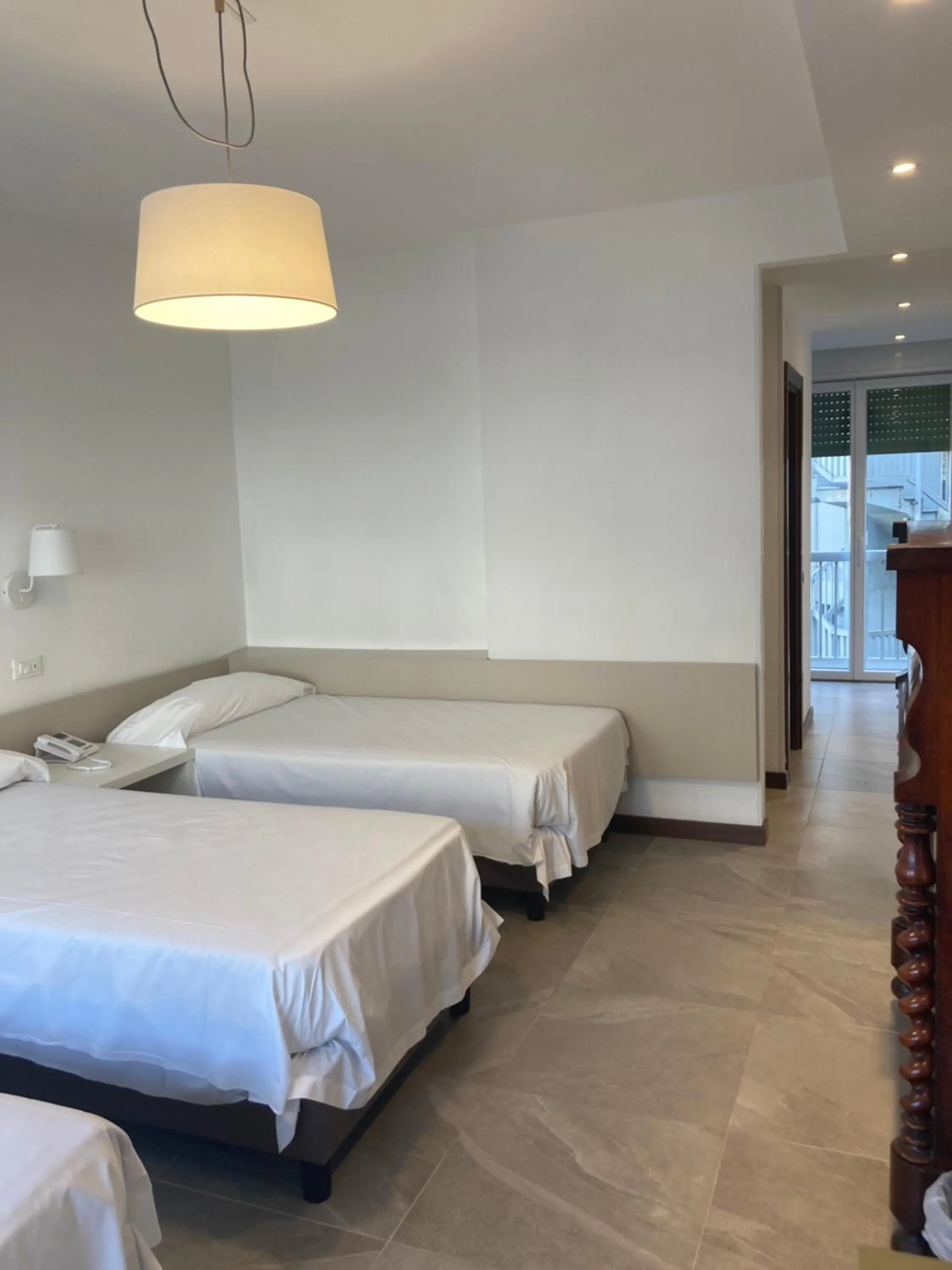 Bed in Hotel Ghironi