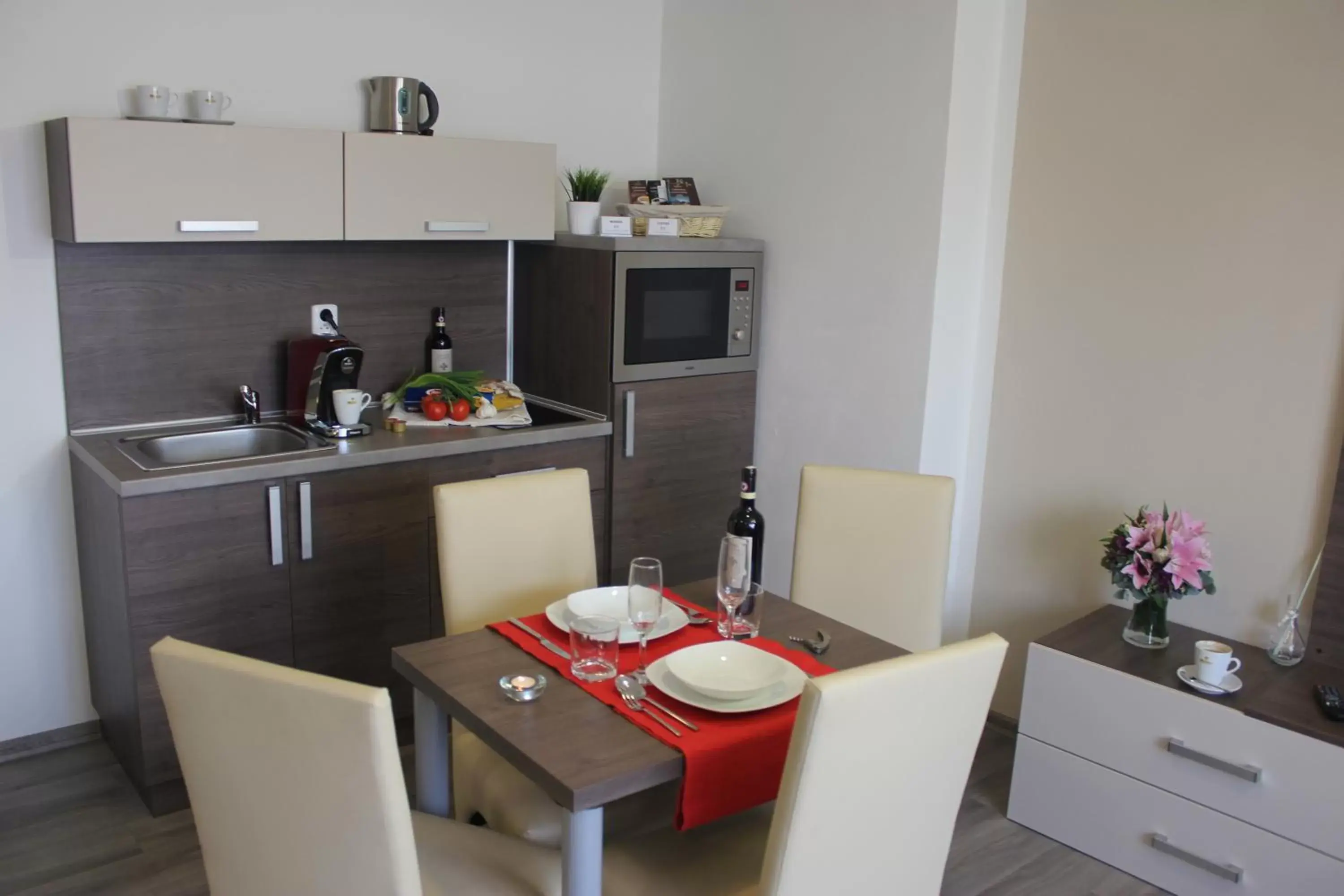 Kitchen or kitchenette, Kitchen/Kitchenette in Hotel Residence Spalena