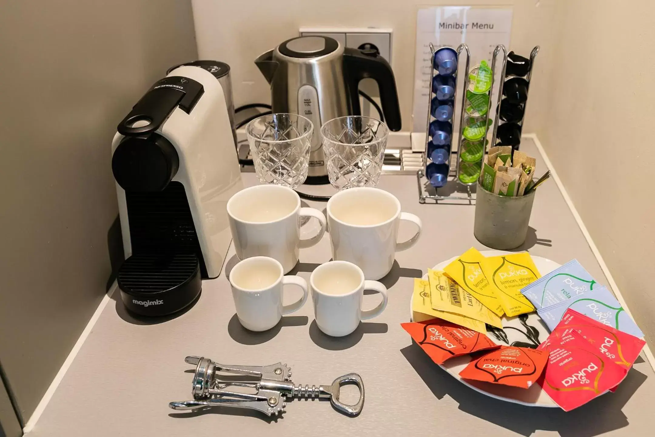 Coffee/tea facilities in Boutique Hotel 't Vosje