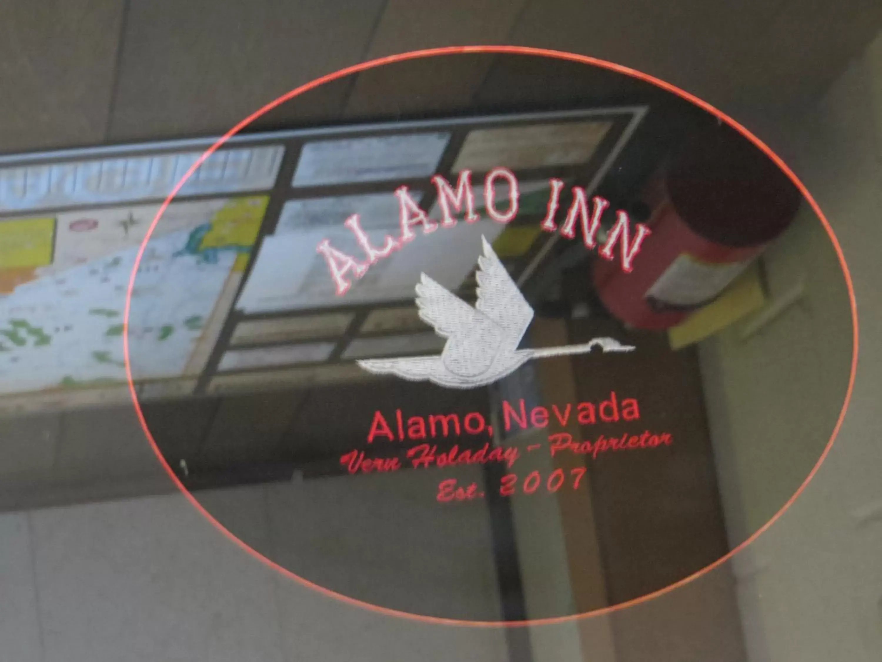 Decorative detail, Property Logo/Sign in Alamo Inn