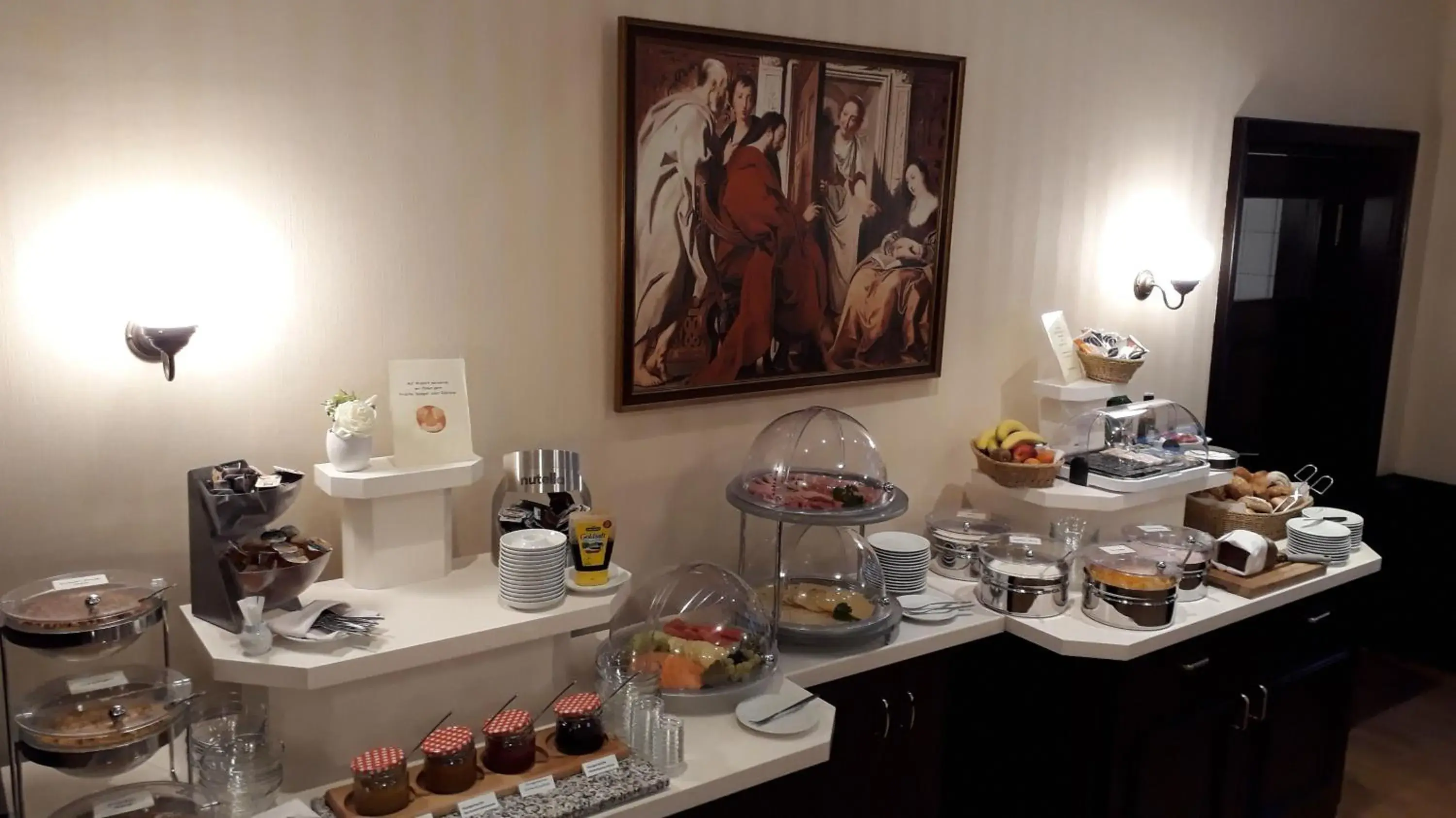 Buffet breakfast, Food in Hotel Marthahaus