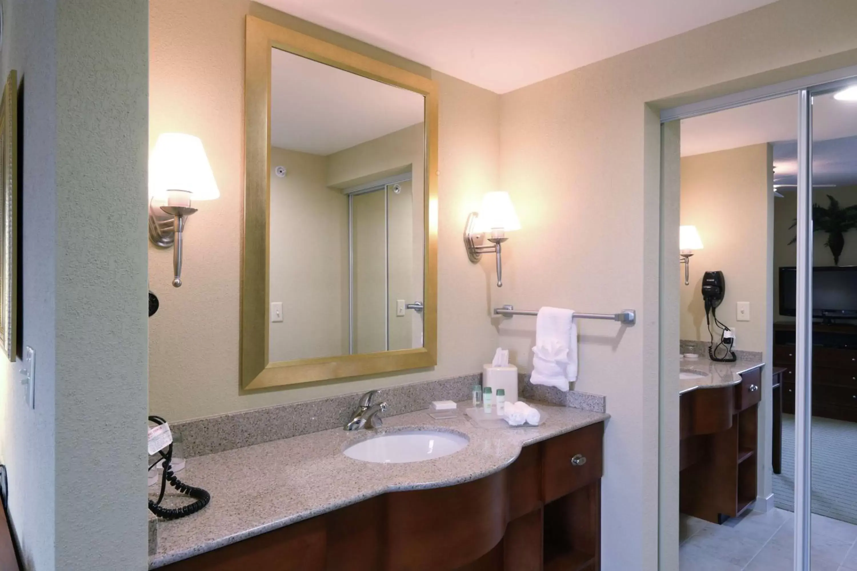 Bathroom in Homewood Suites by Hilton Rochester - Victor