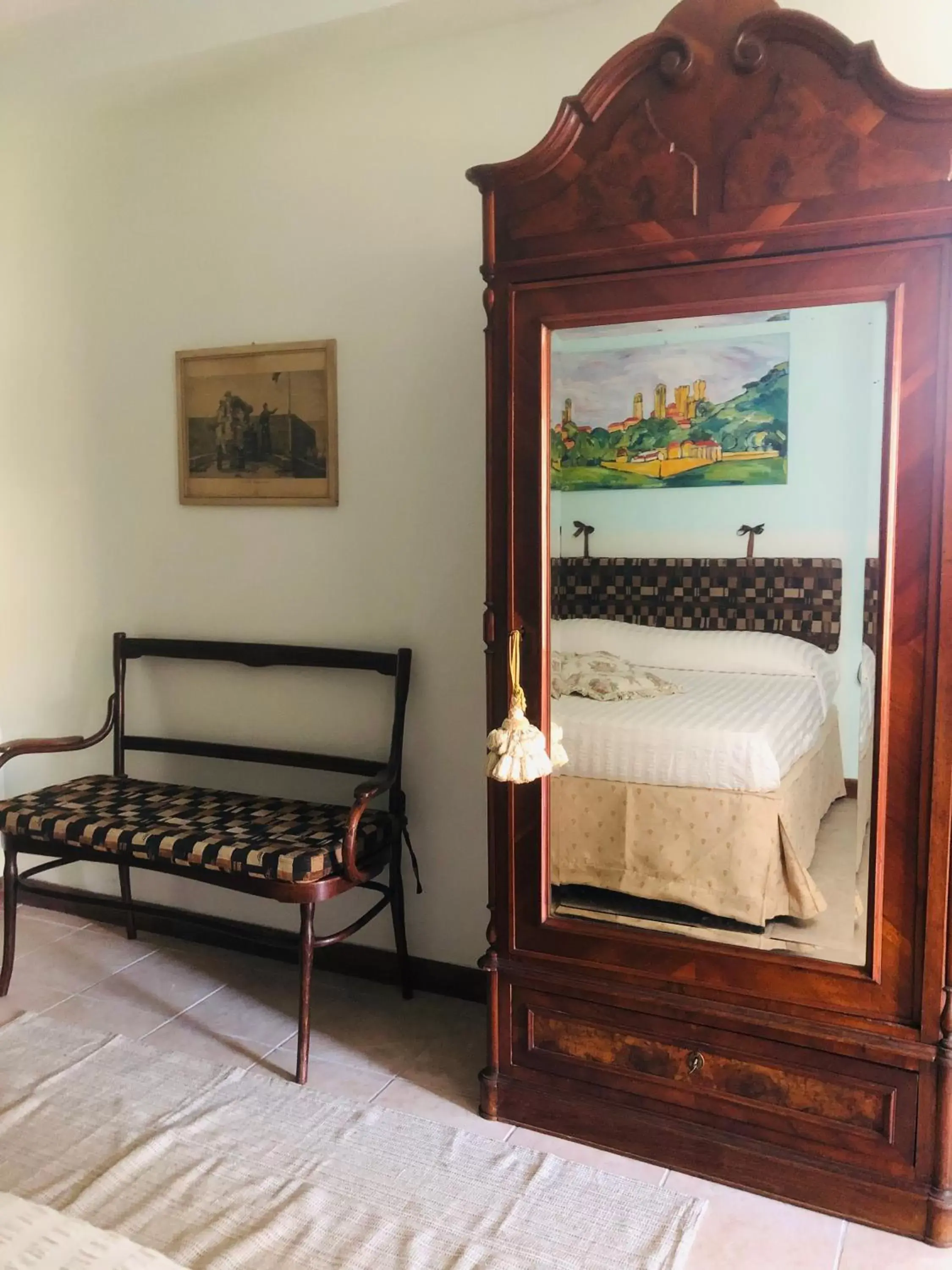 Bedroom, Bed in Tavern di Arqua'