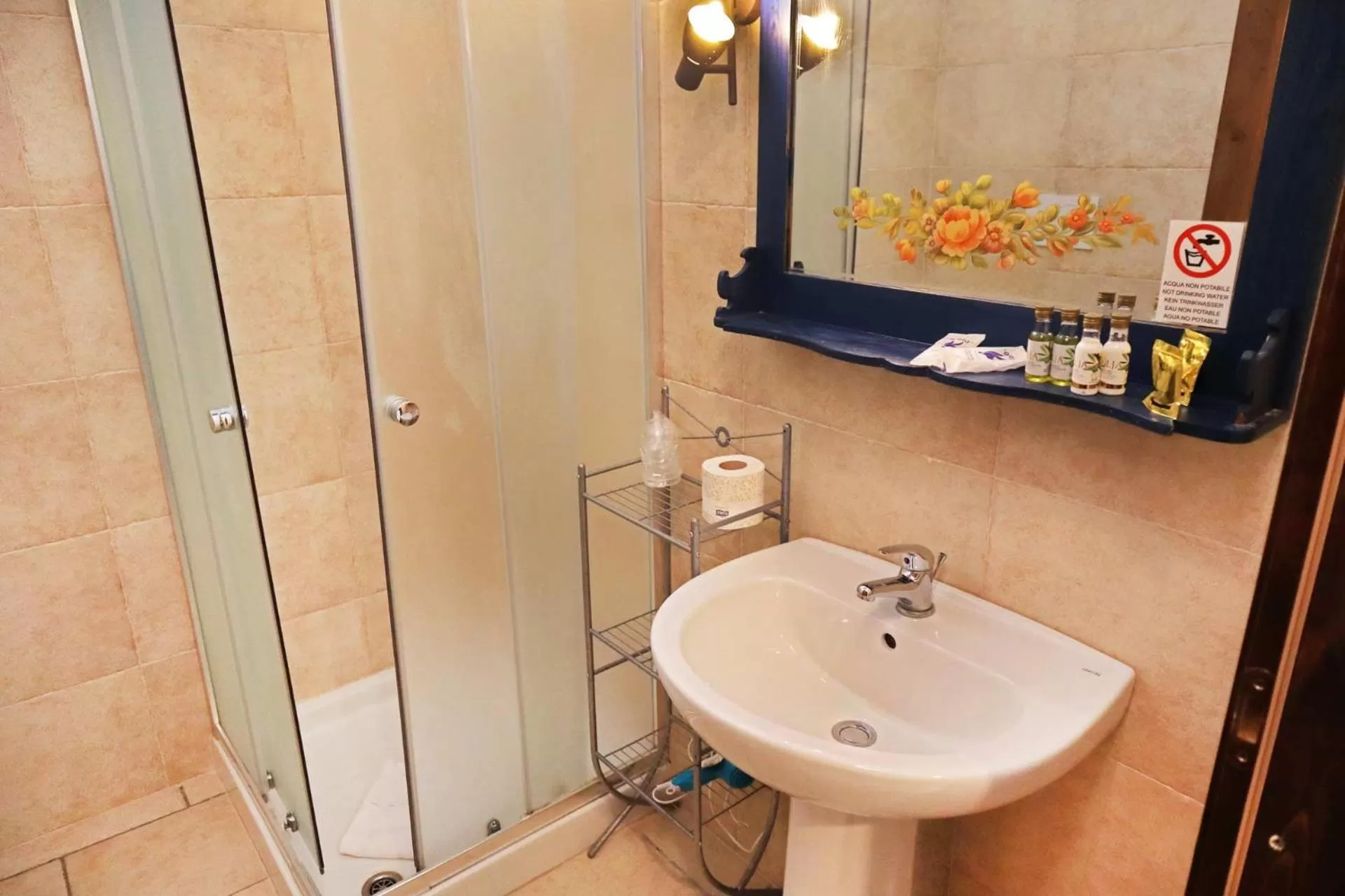 Shower in Agriturismo Masseria Alberotanza