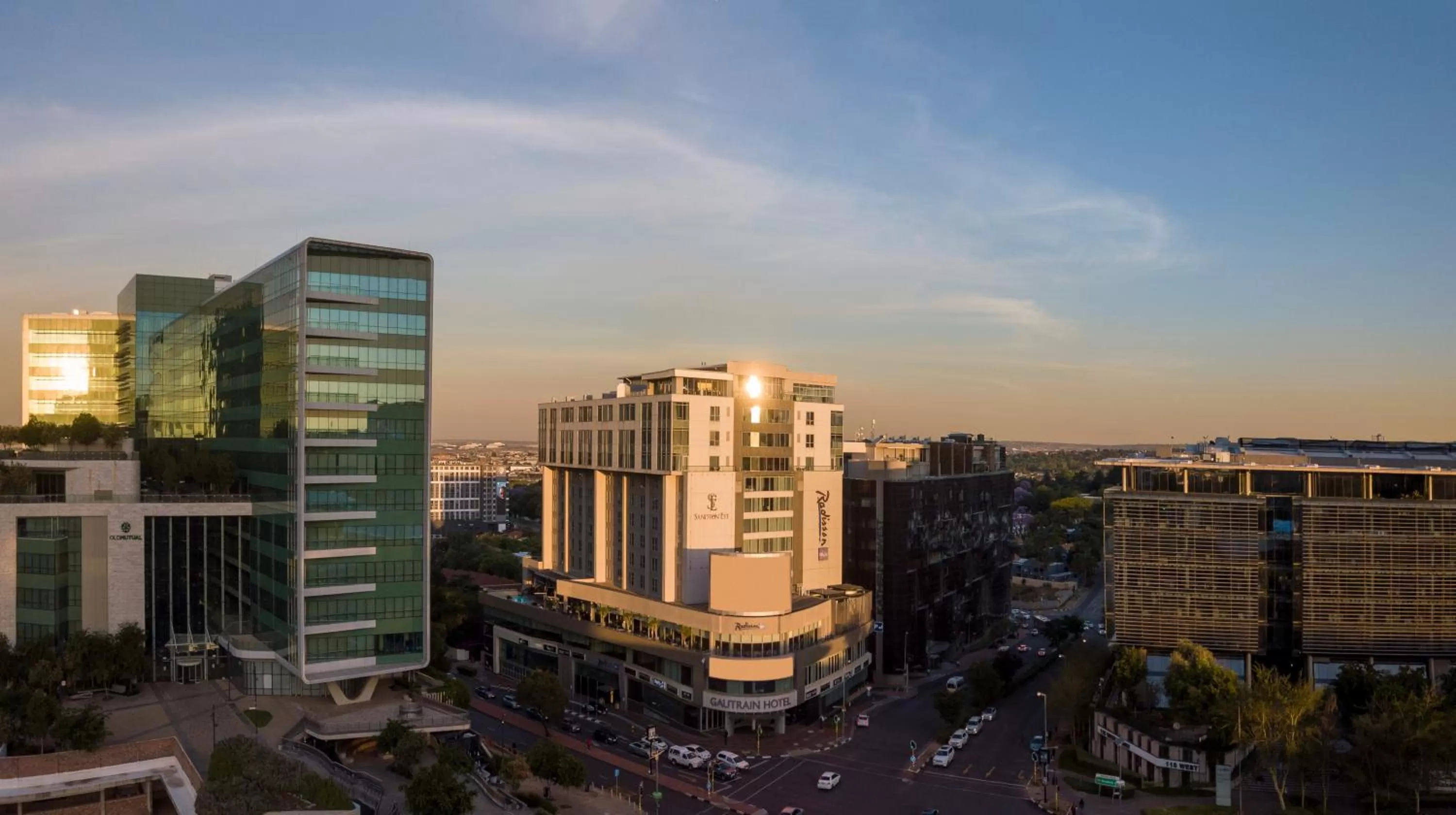 View (from property/room) in Radisson Blu Gautrain Hotel, Sandton Johannesburg