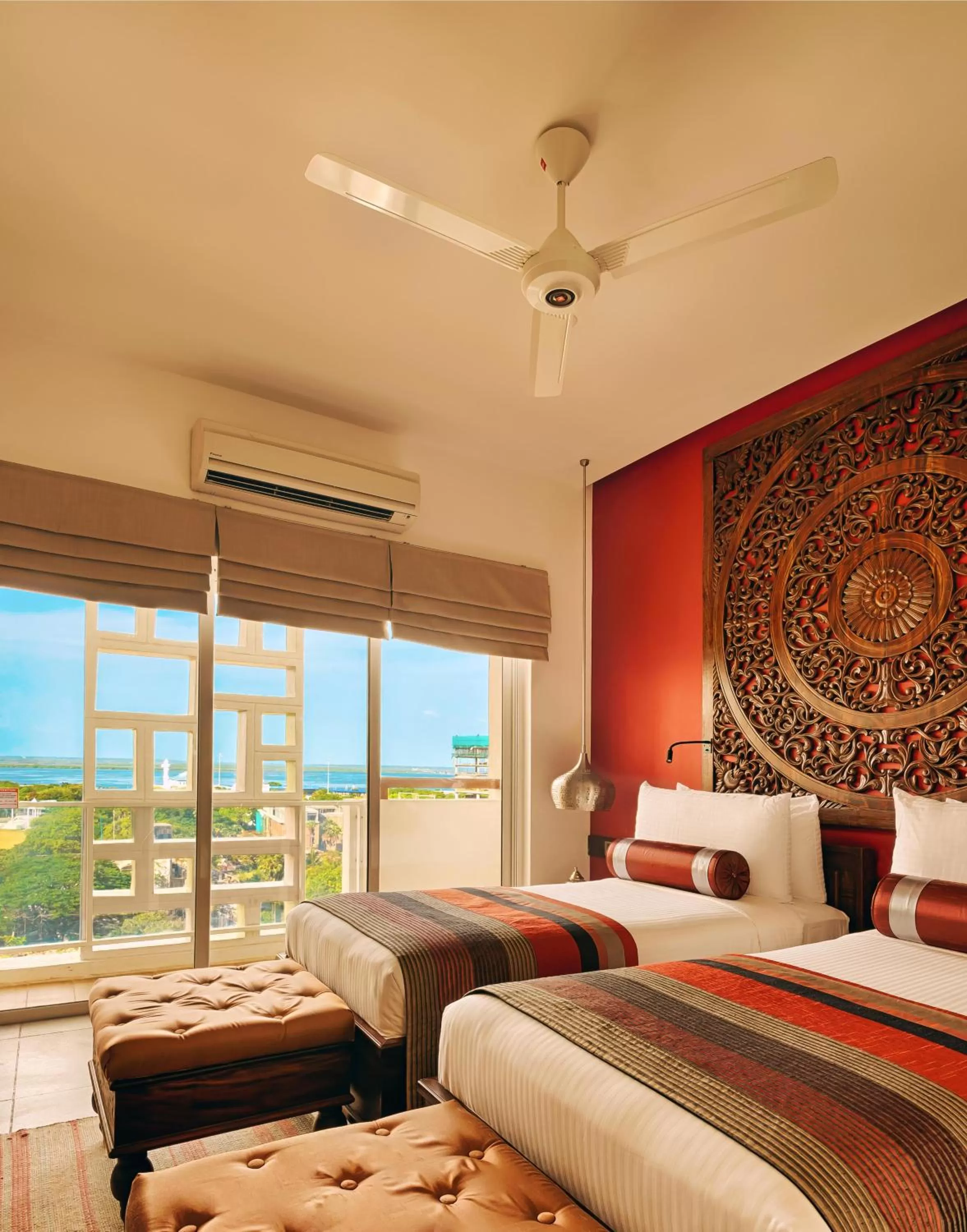 Bed in Jetwing Jaffna