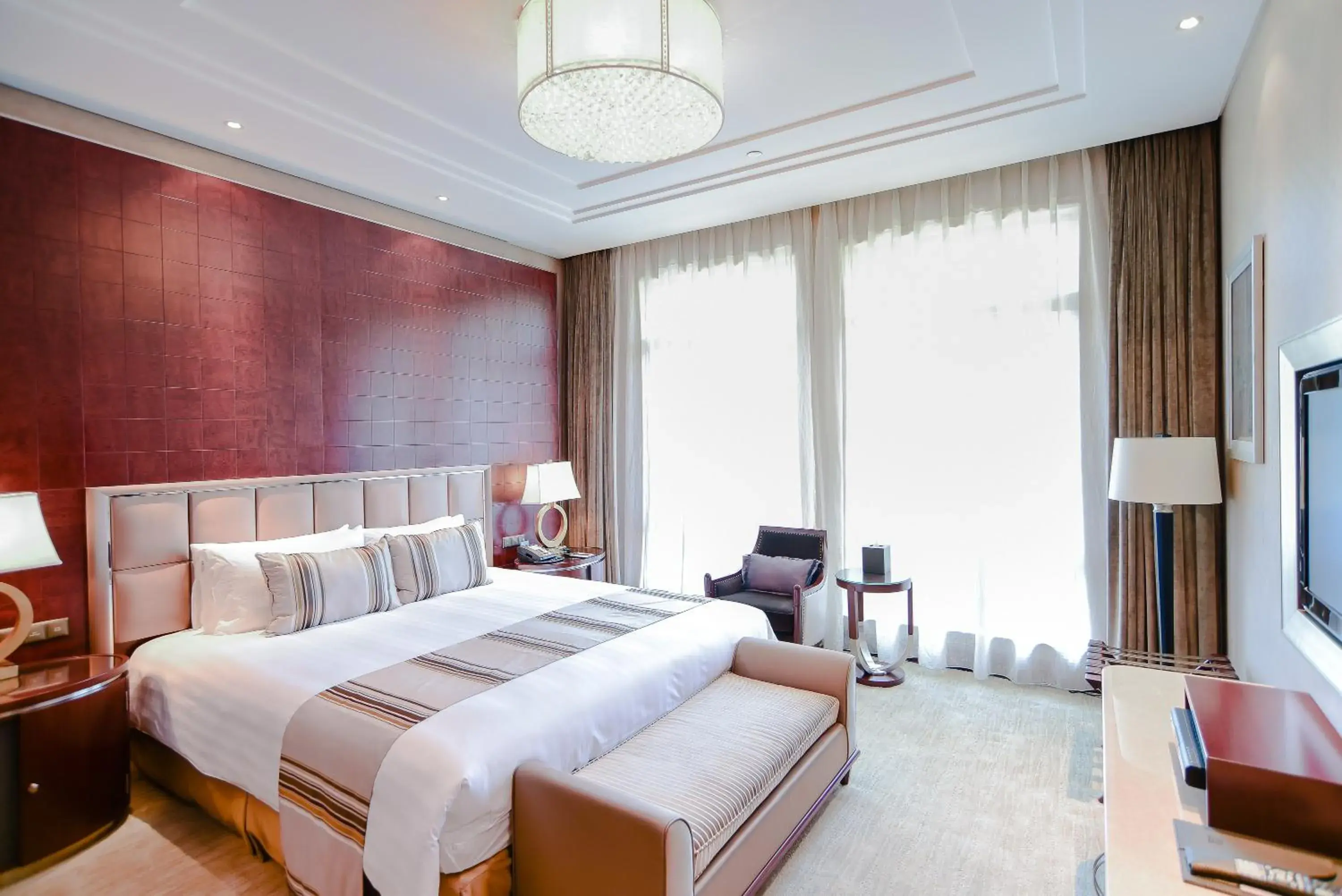 Photo of the whole room, Bed in Xijiao State Guest Hotel