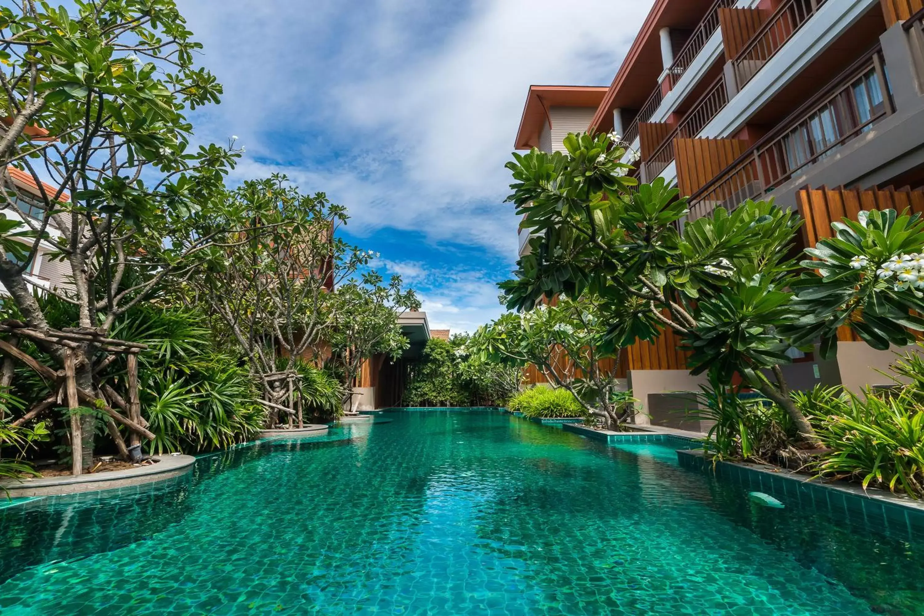 Pool view in Ayrest Hua Hin Hotel