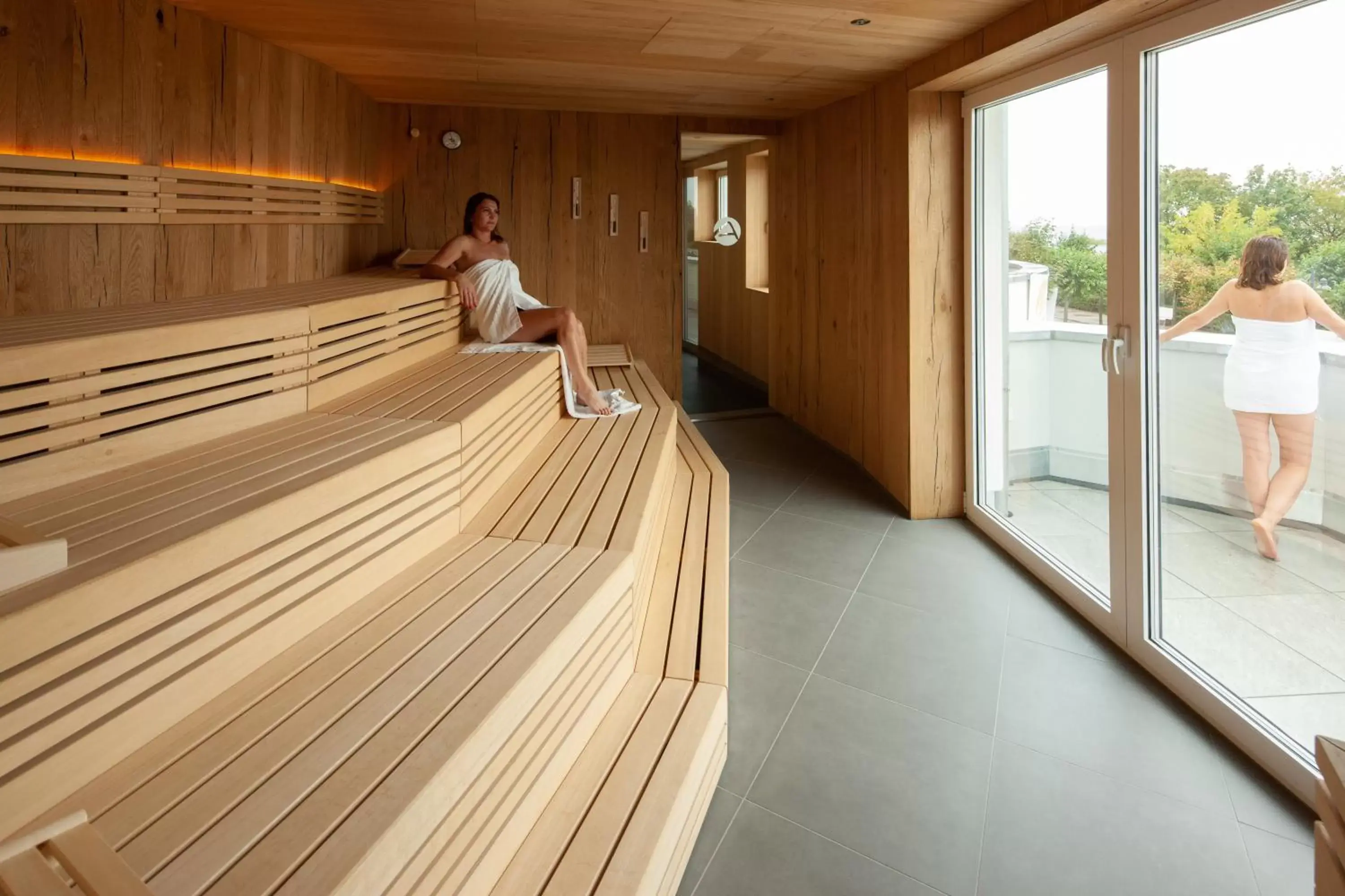 Sauna in Das Ahlbeck Hotel & SPA