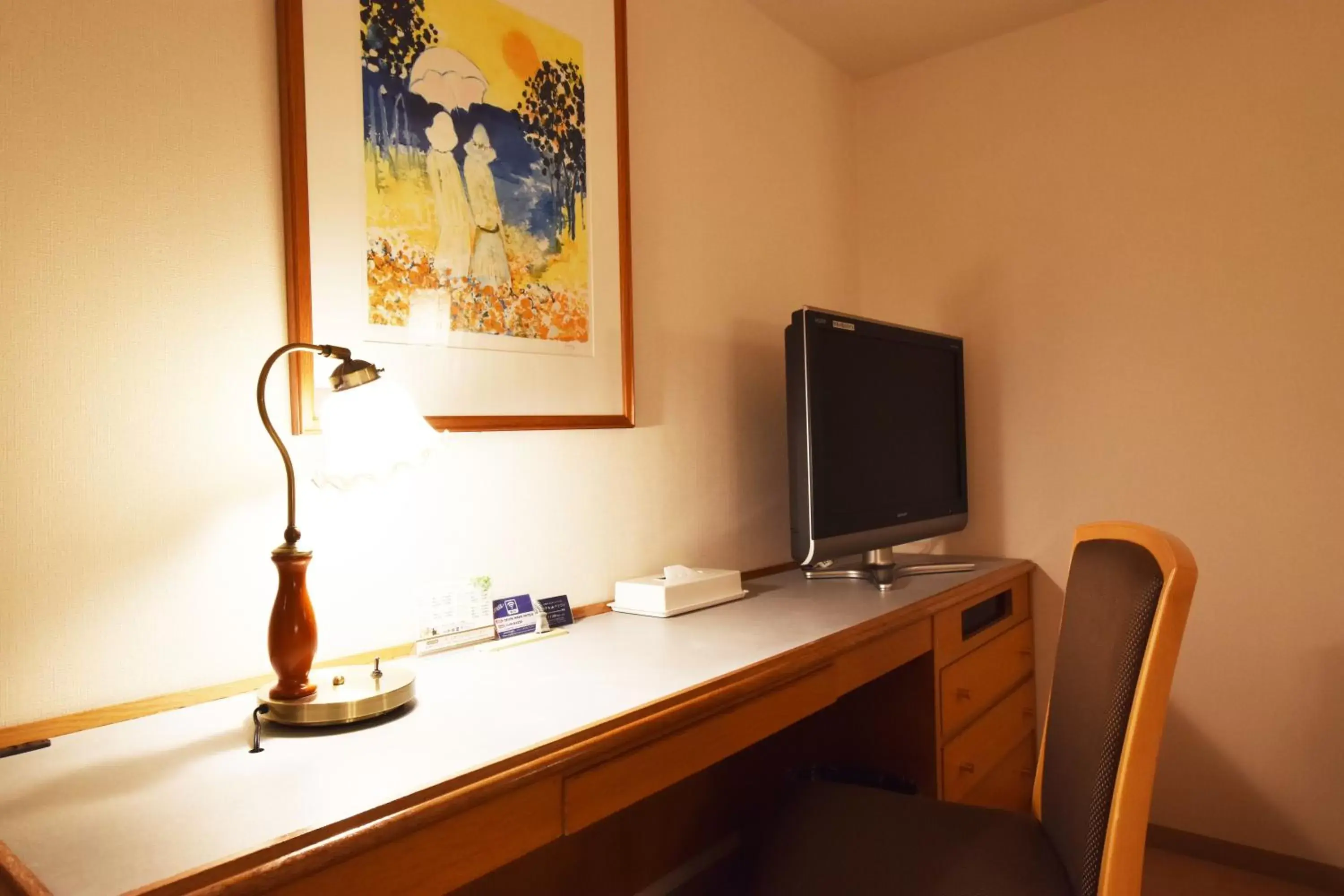 Photo of the whole room, TV/Entertainment Center in Hotel Nikko Tsukuba