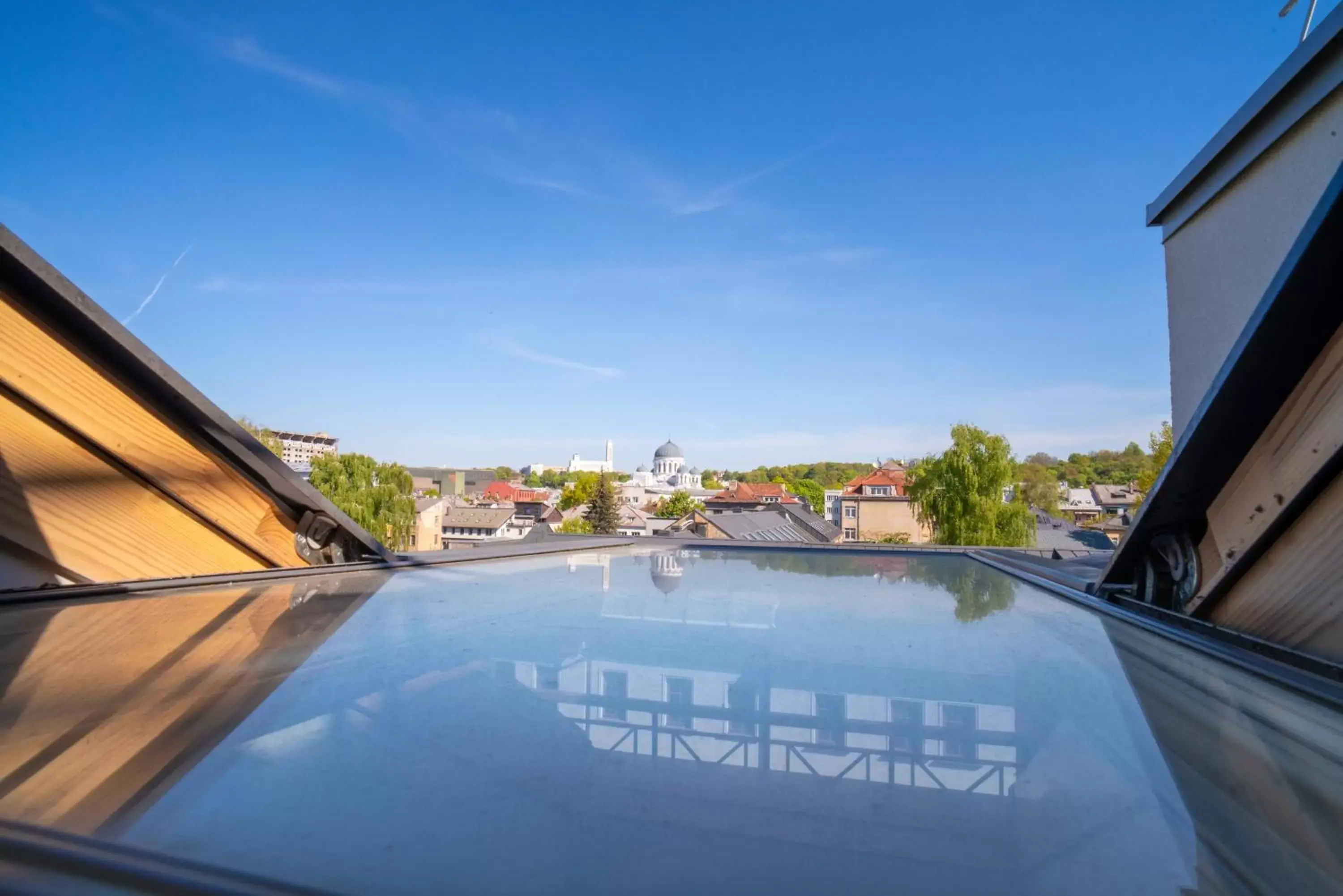 City view, Swimming Pool in VICTORIA Hotel Kaunas