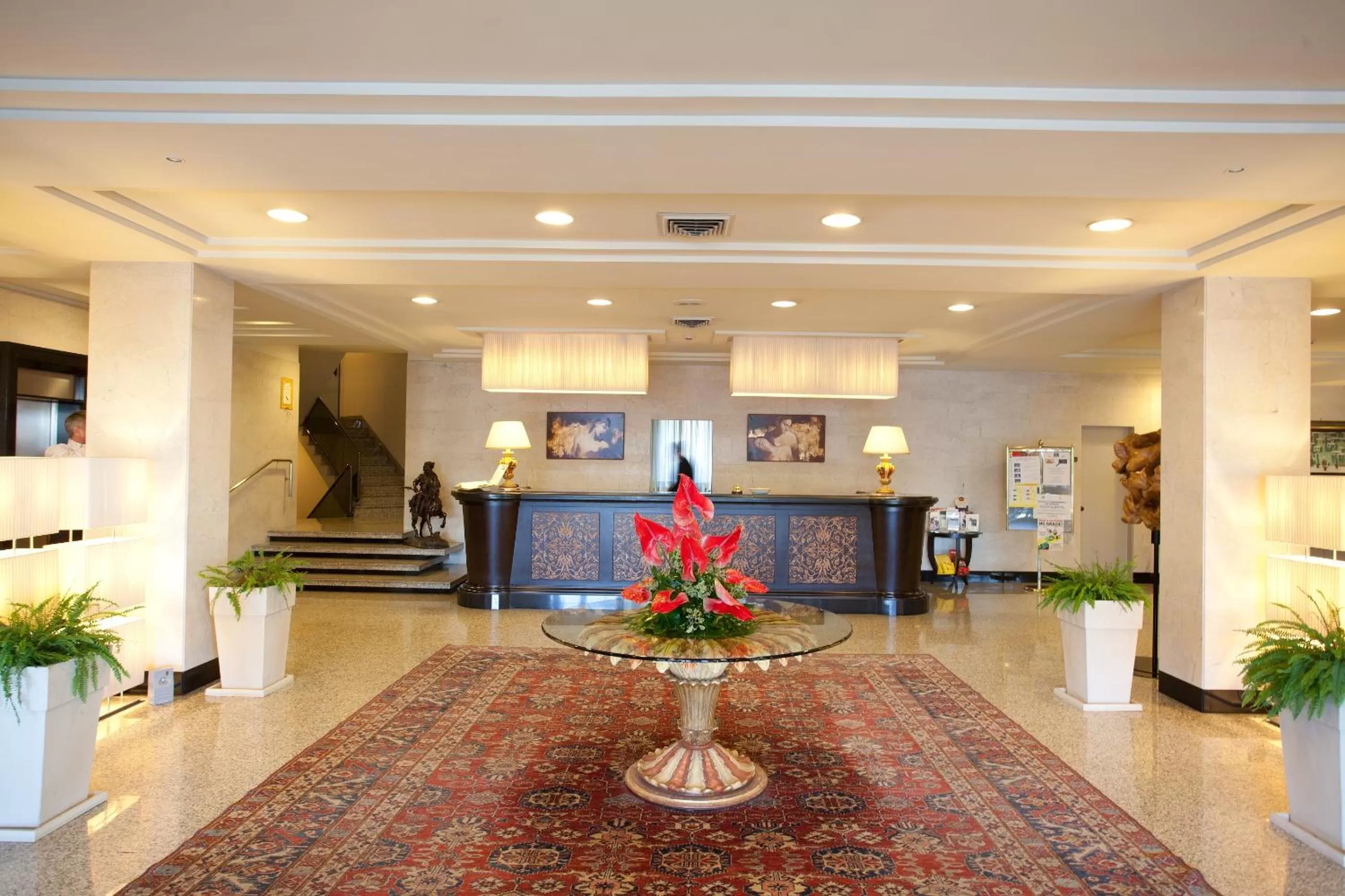 Lobby or reception in Perugia Plaza Hotel