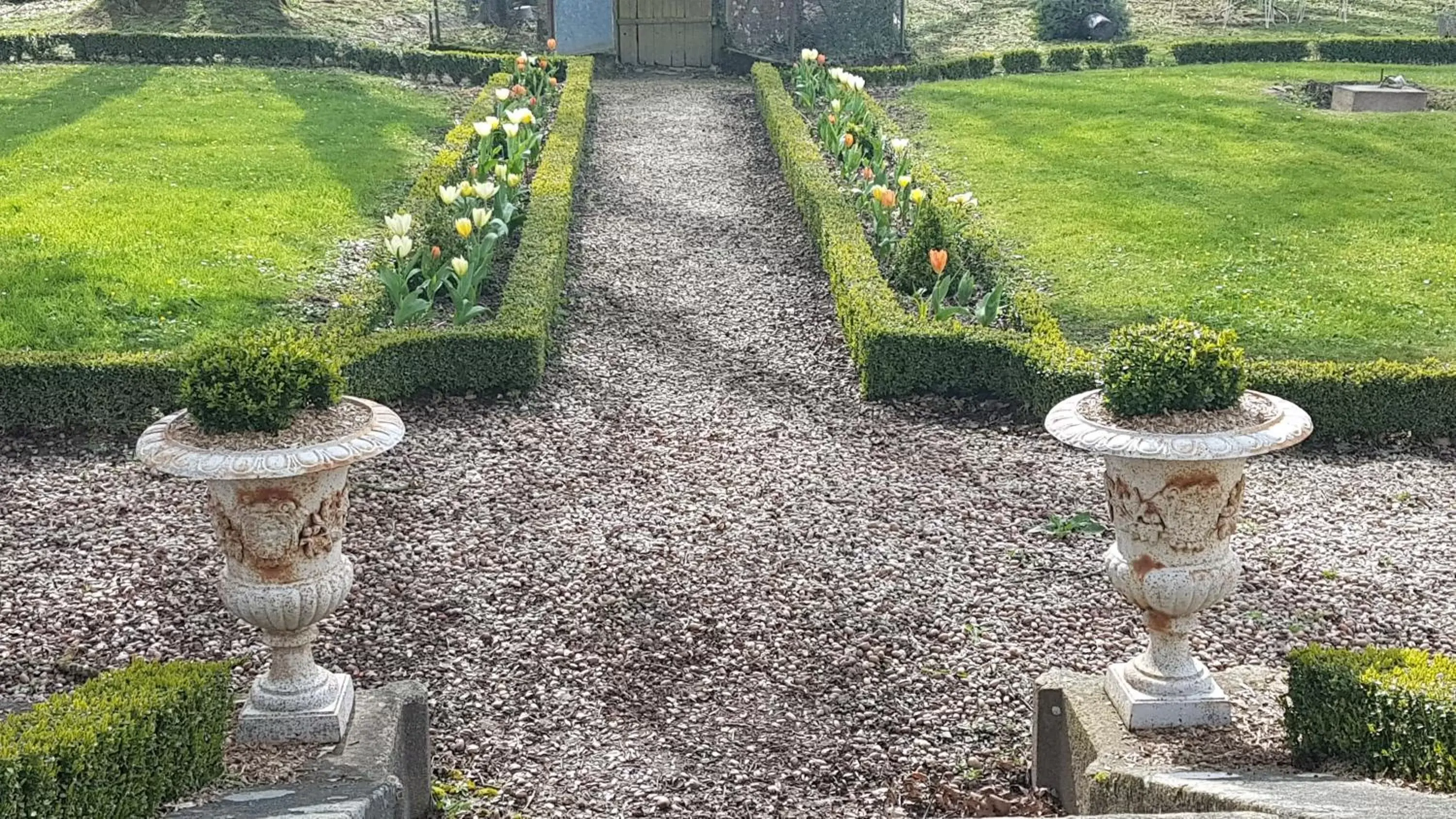 Garden in Le Manoir de la Bigotière