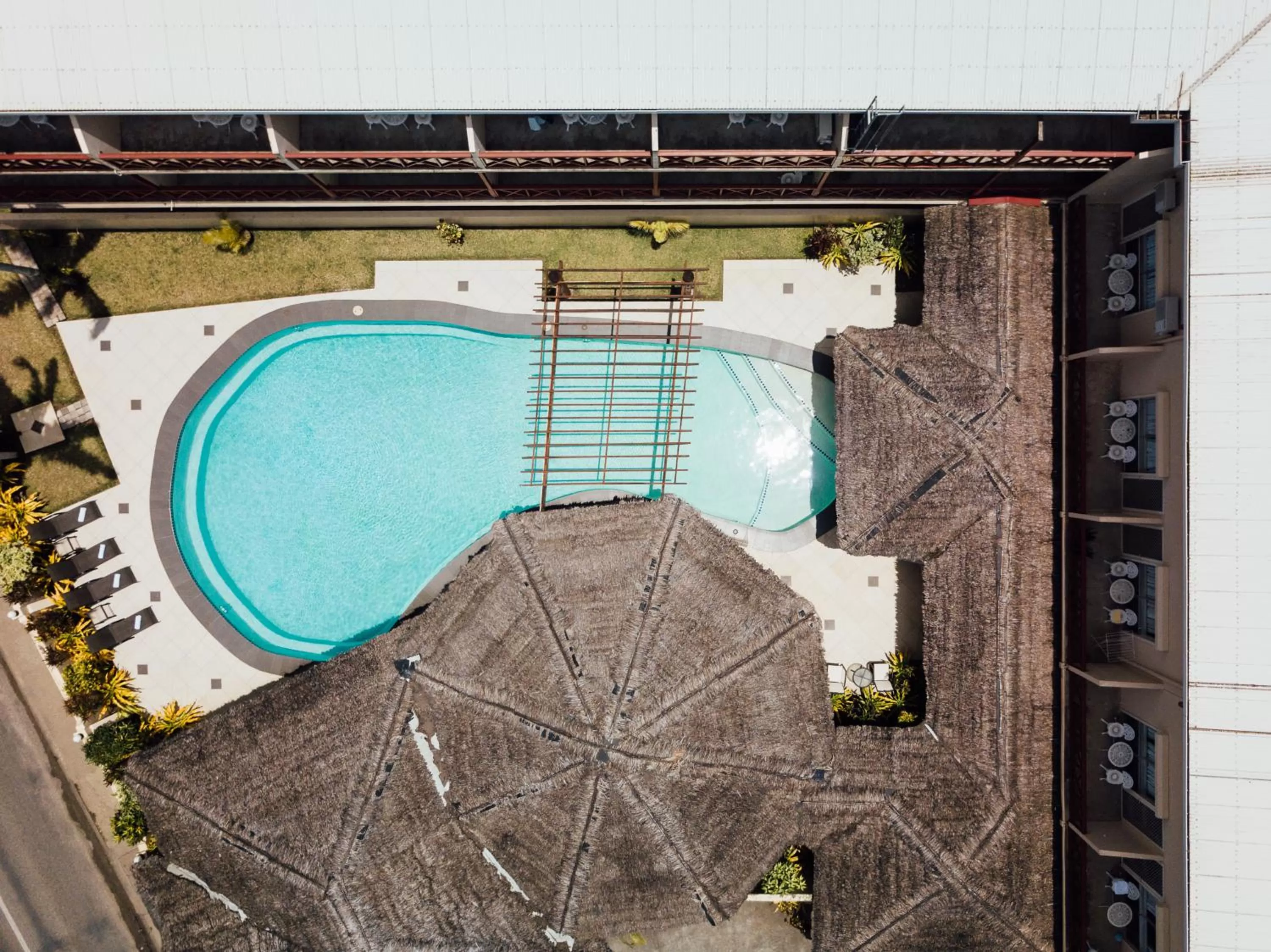 Bird's eye view in Kaiviti Motel