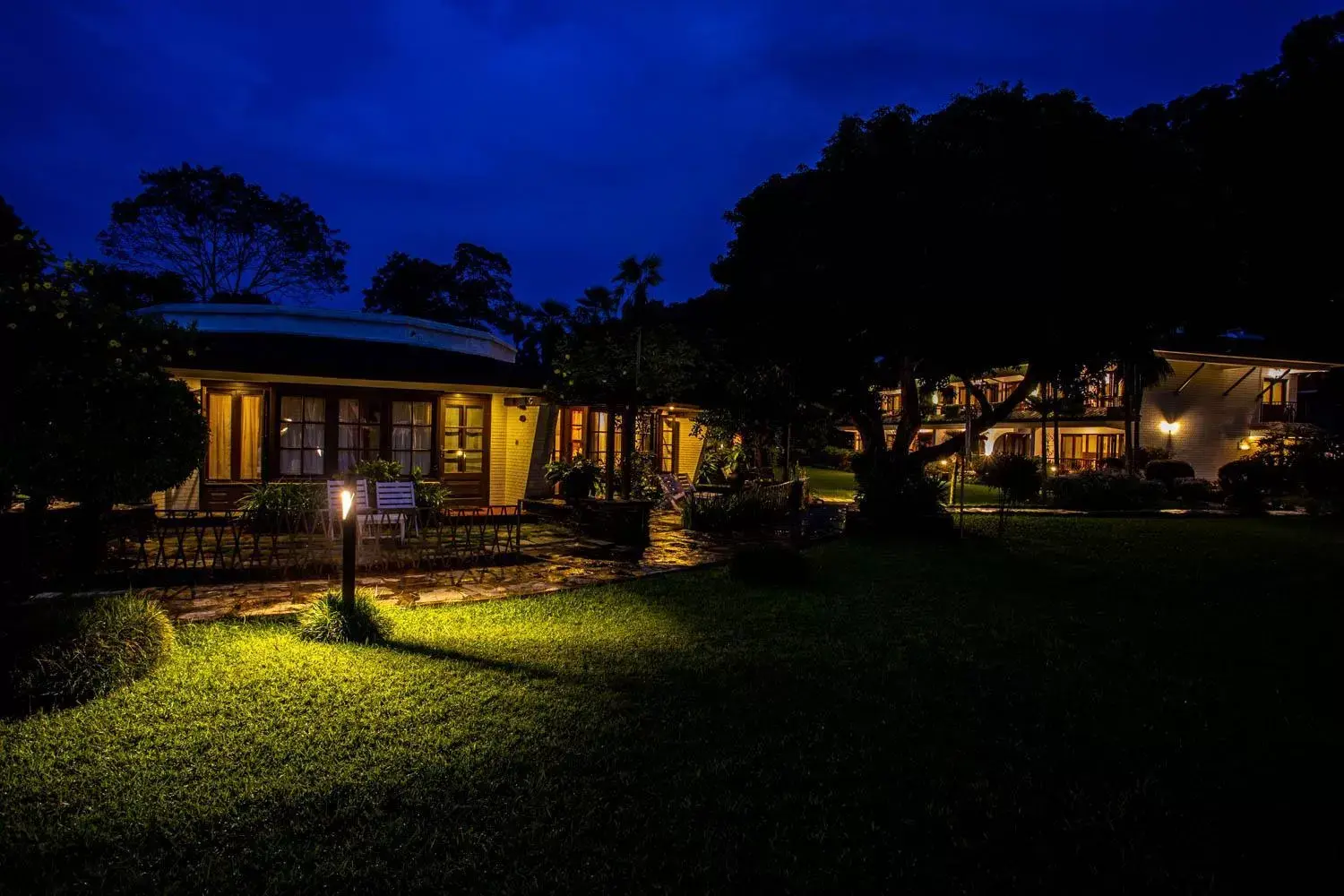 Night, Property Building in Fish Tail Lodge