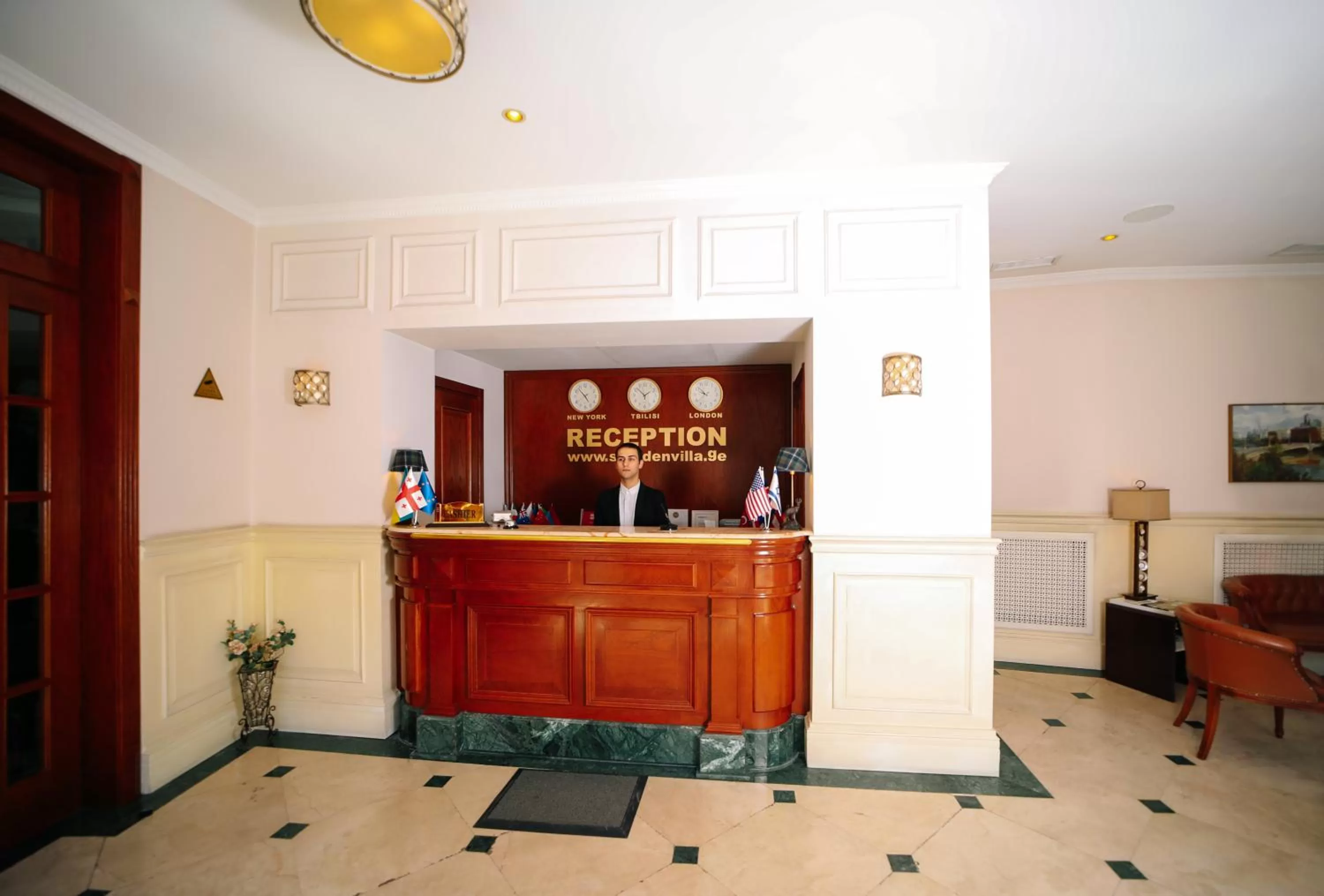 Lobby or reception in Sharden Villa Boutique Hotel