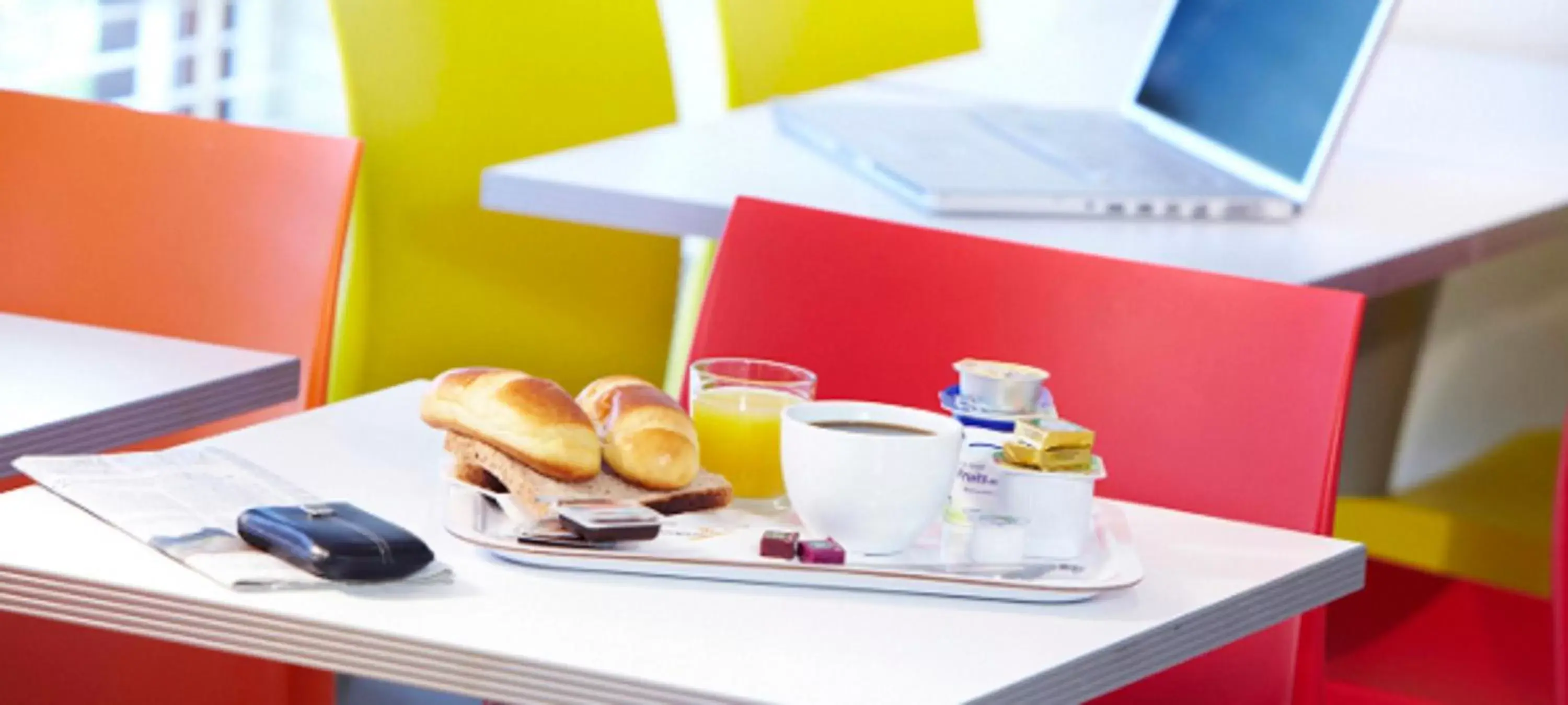 Continental breakfast in Premiere Classe Montpellier Sud Lattes