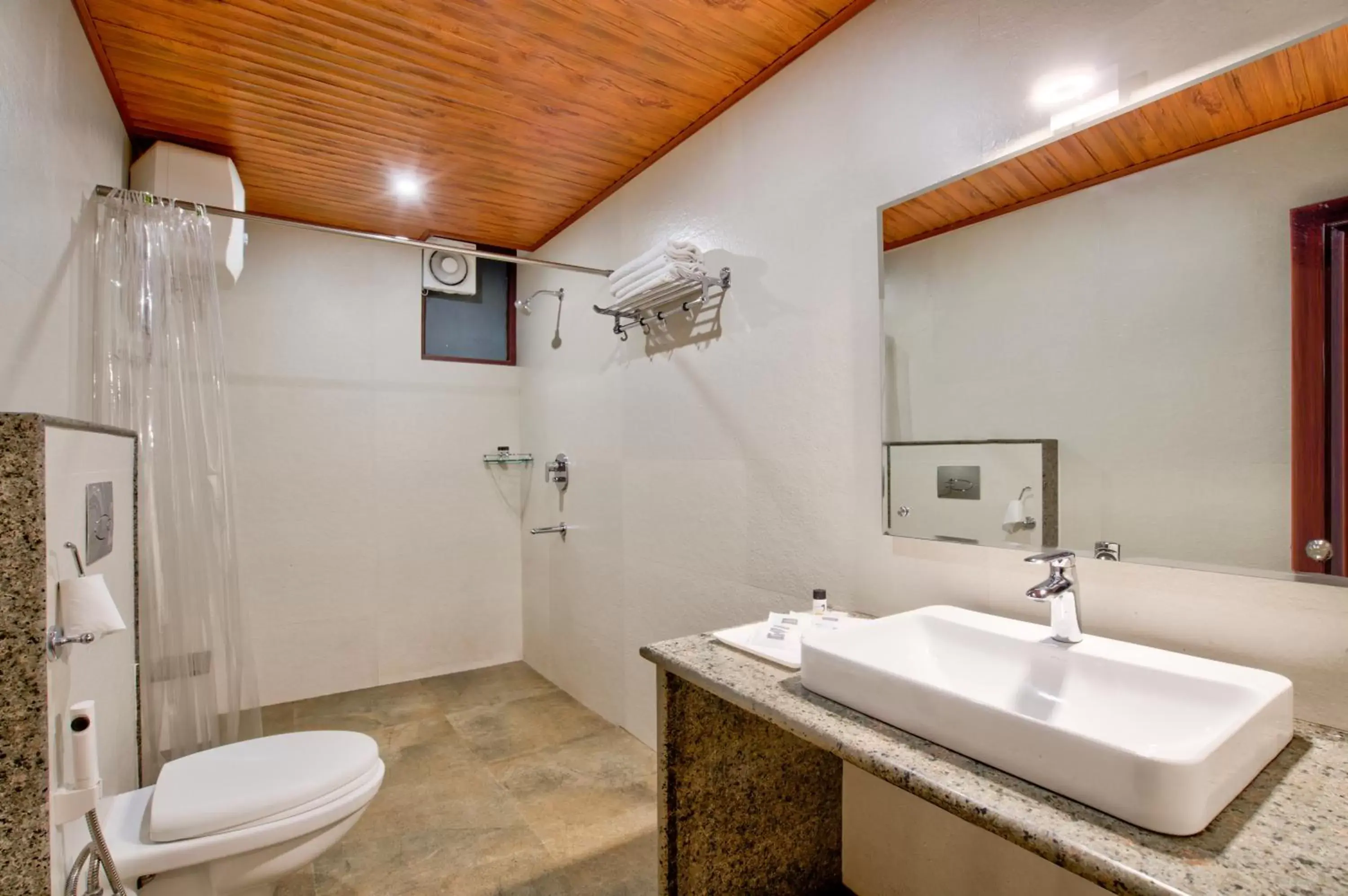 Shower, Bathroom in Summit Ttakshang Residency Hotel & Spa