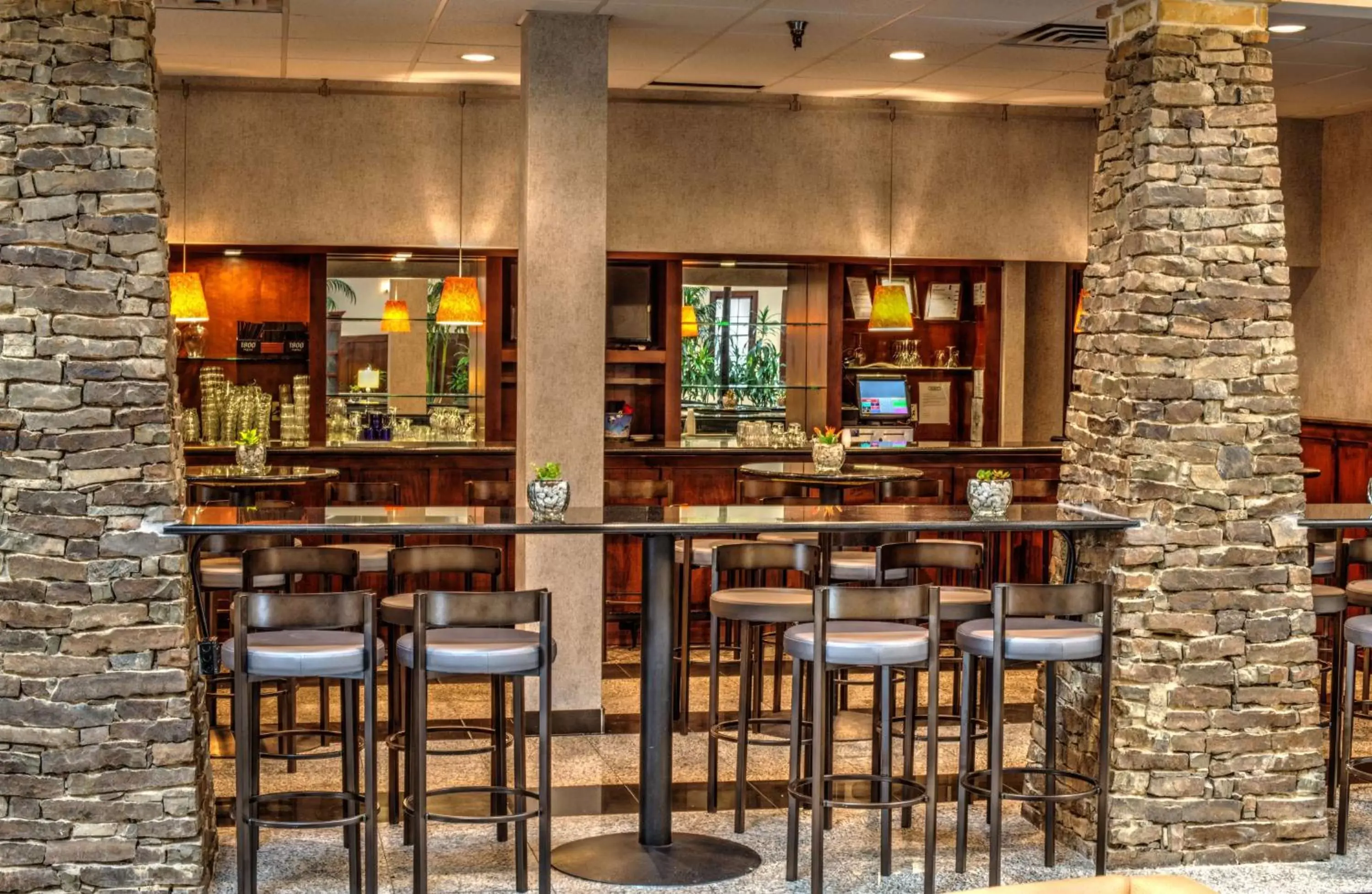 Lounge or bar, Restaurant/Places to Eat in Radisson Hotel North Fort Worth Fossil Creek