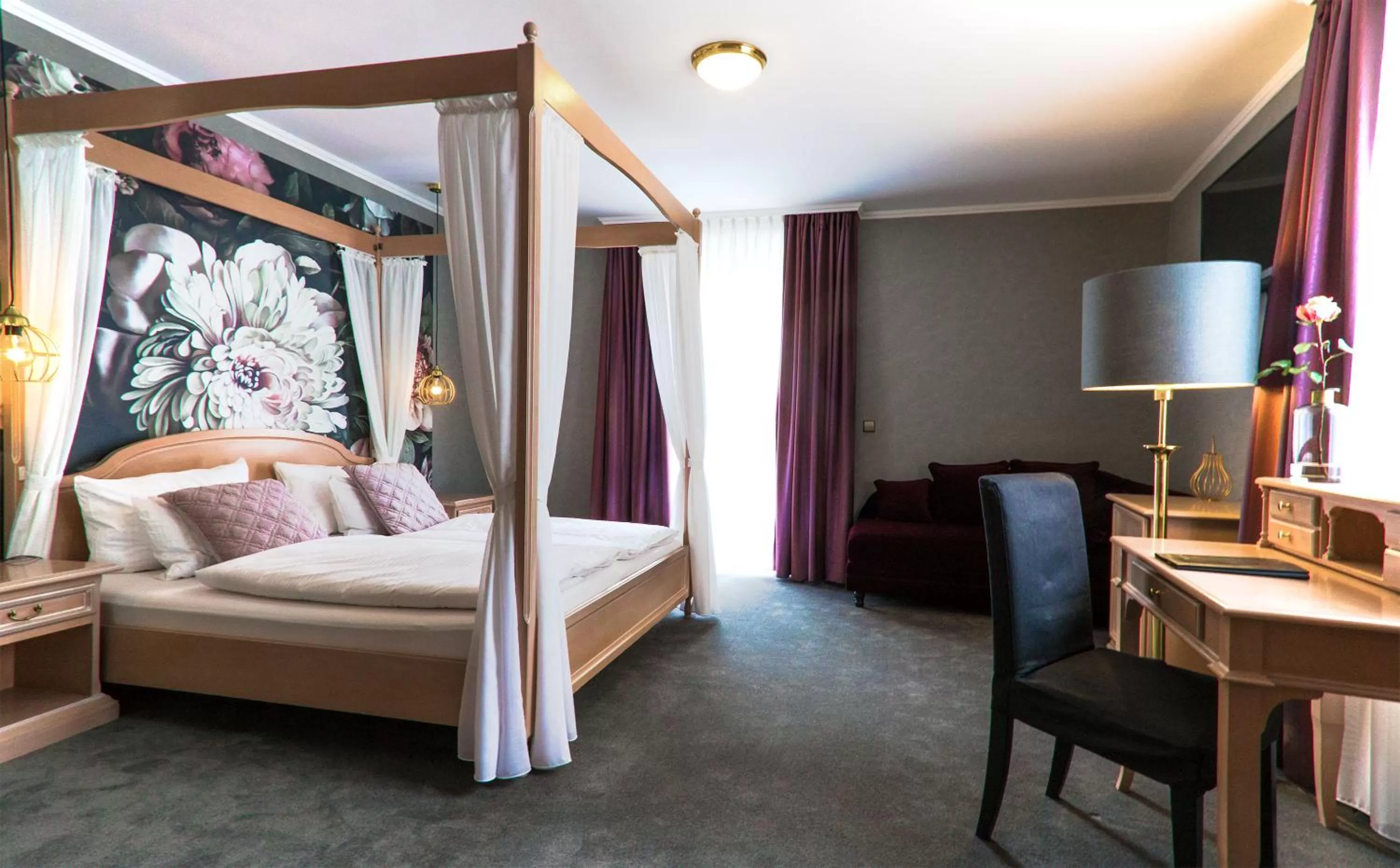 Bed in Hotel Germania