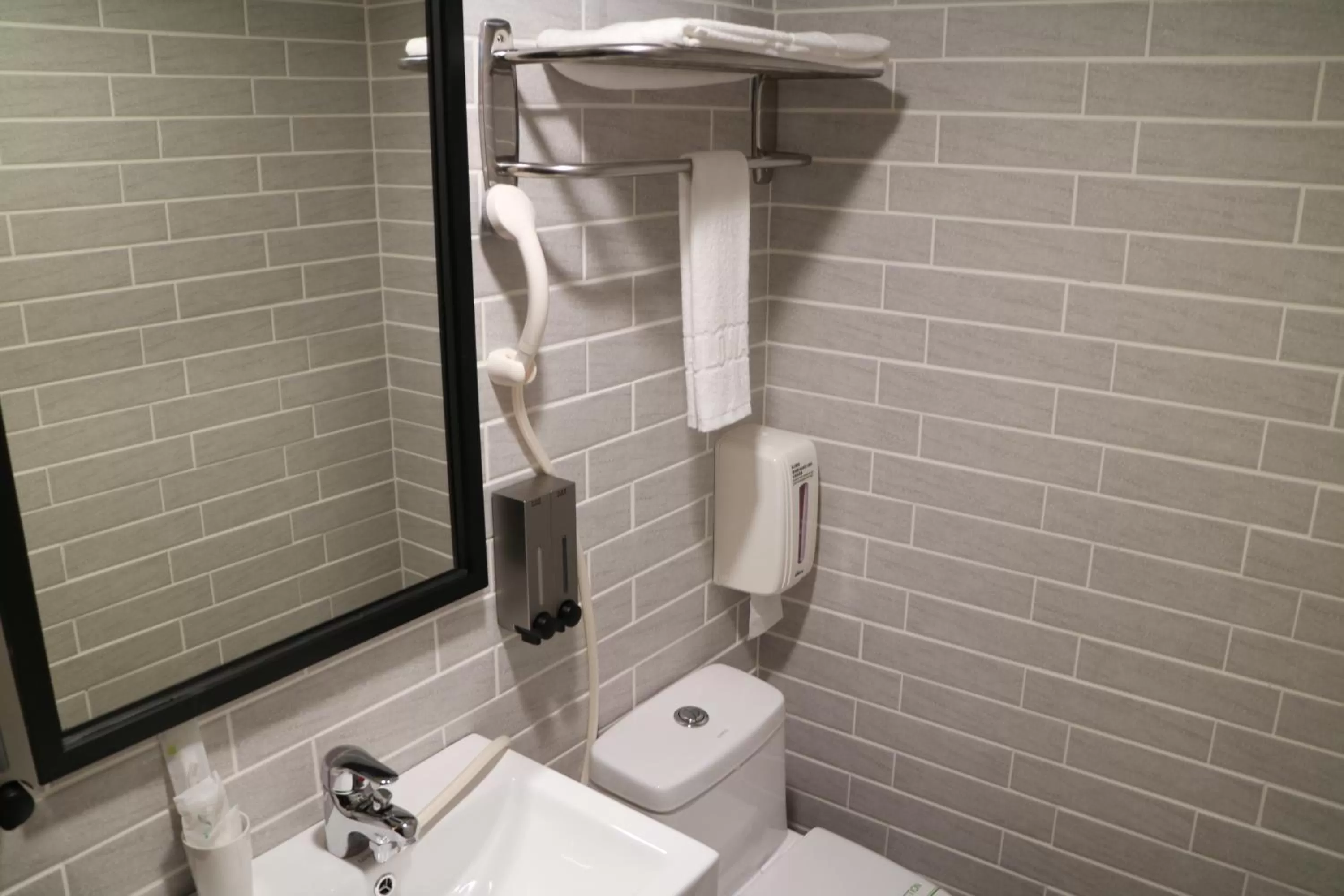 Toilet in Bulowan Hotel