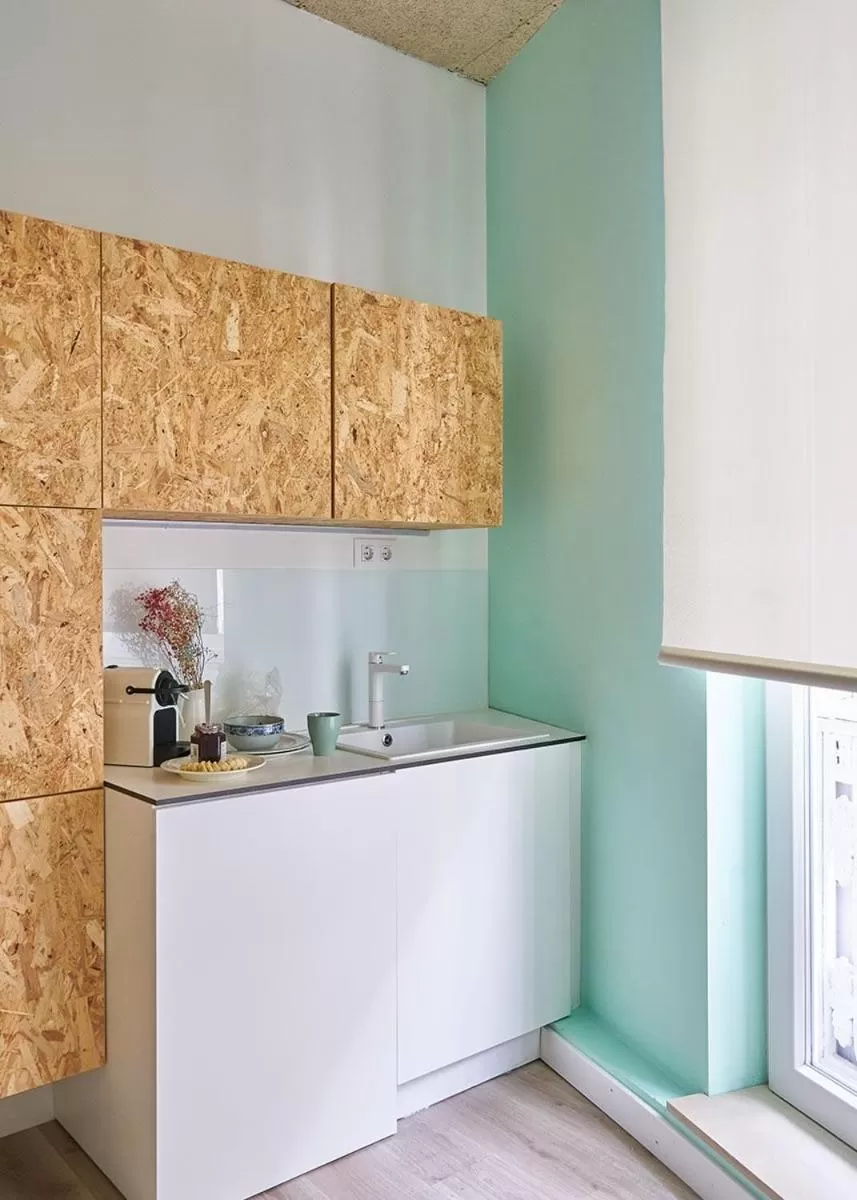 Kitchen or kitchenette in Urban Suite Santander