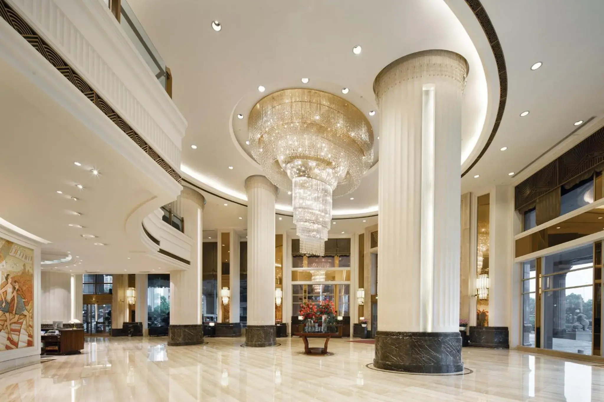Property building, Lobby/Reception in Crowne Plaza Nanchang Riverside, an IHG Hotel