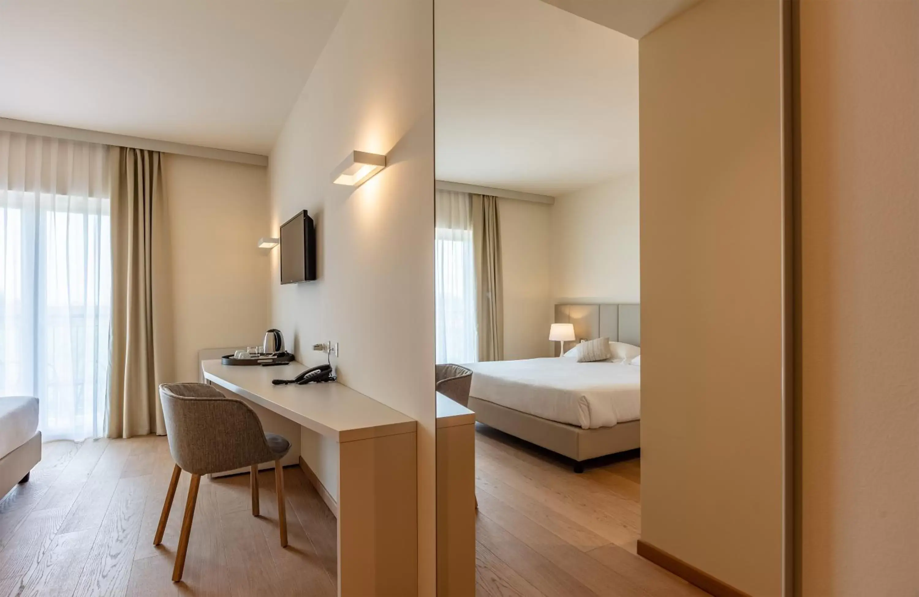 Bedroom, Bed in Leonardo Hotel Lago di Garda - Wellness and Spa