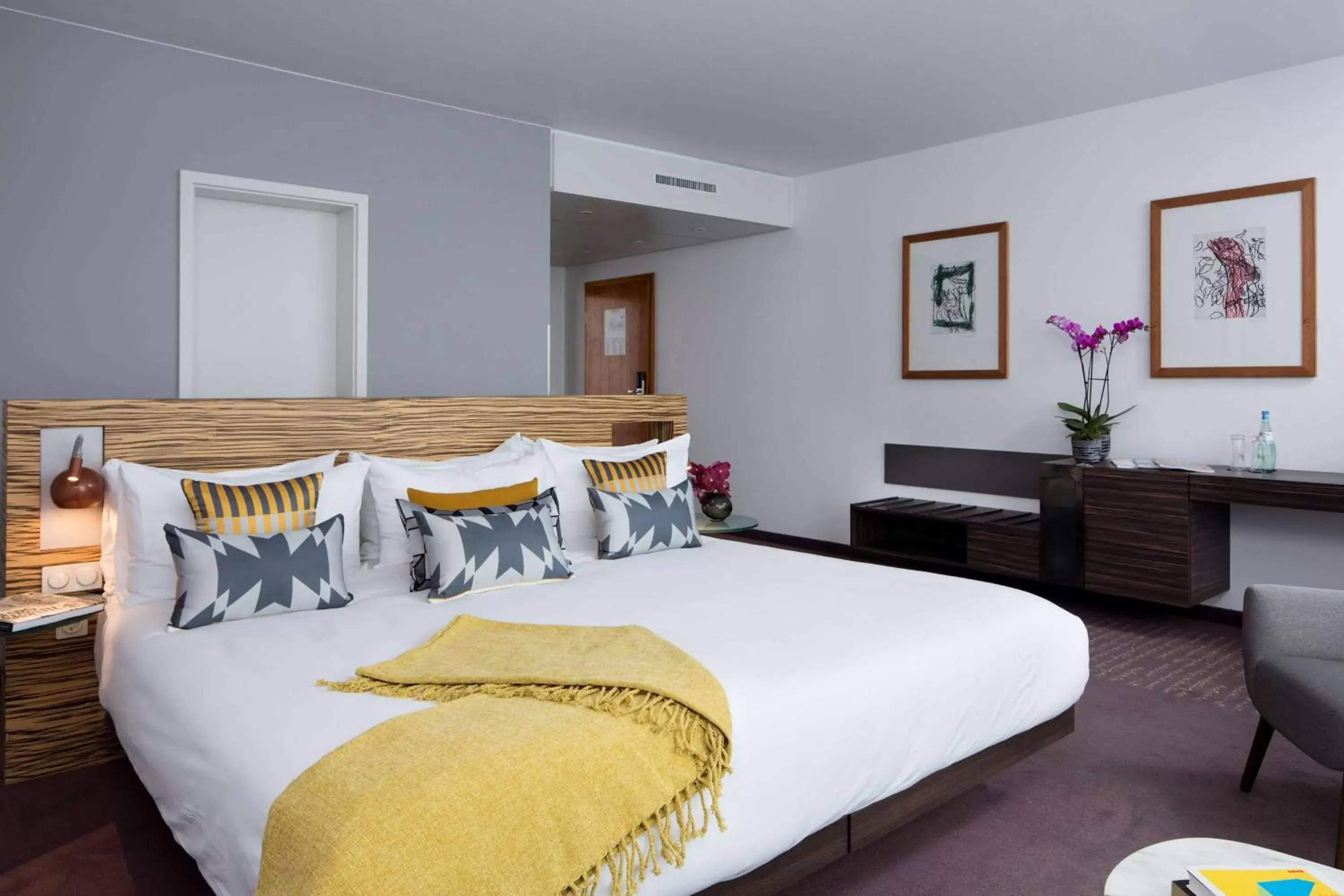 Photo of the whole room, Bed in art'otel berlin mitte, Powered by Radisson Hotels Photo of the whole room, Bed in art'otel berlin mitte, Powered by Radisson Hotels