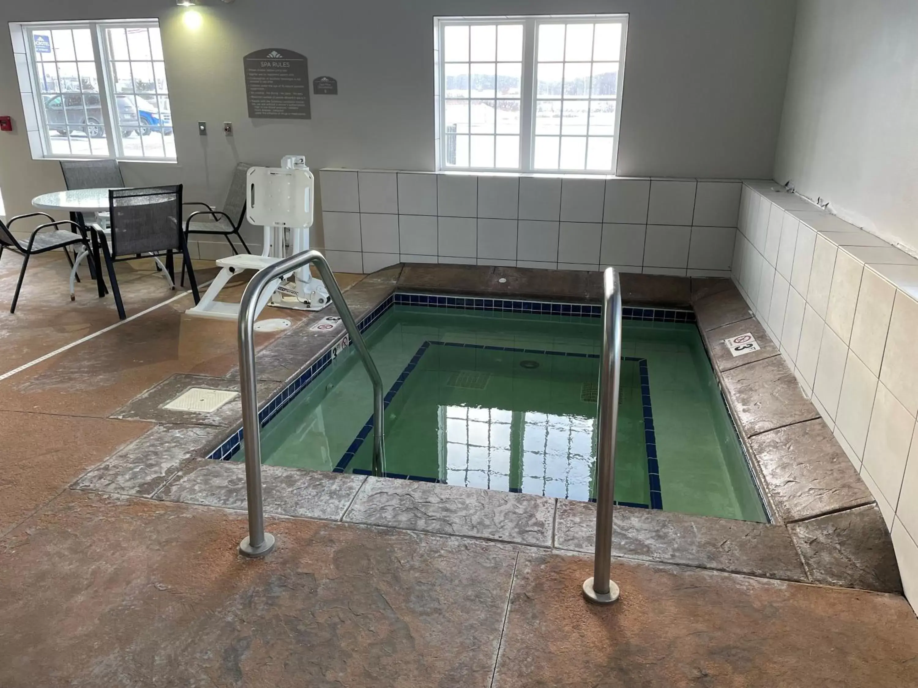 Swimming Pool in Microtel Inn & Suites by Wyndham Rochester South Mayo Clinic