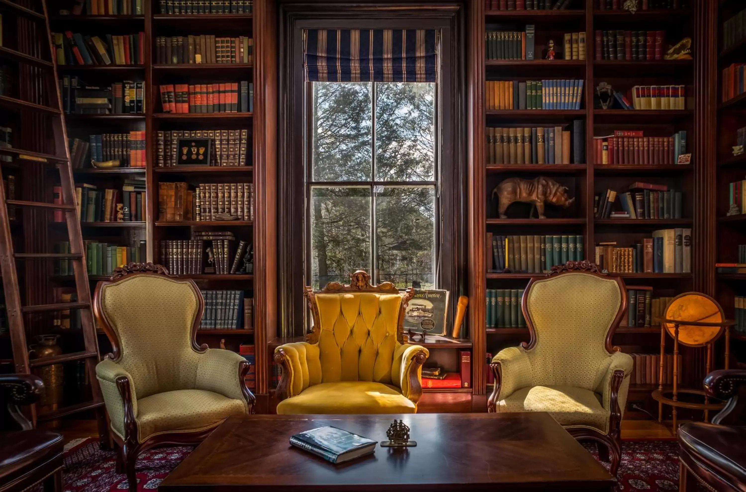 Communal lounge/ TV room, Library in The Bevin House B&B