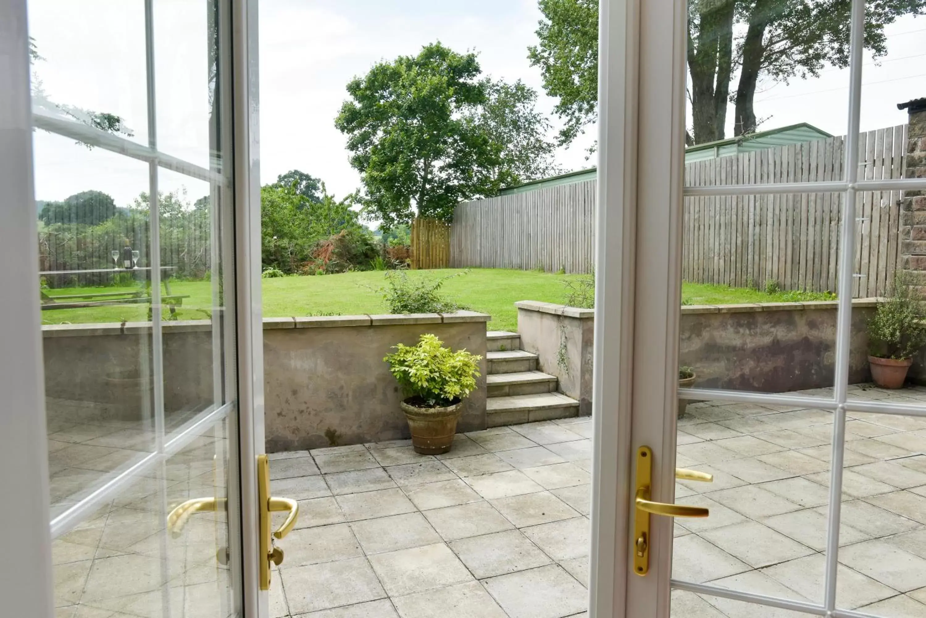 Patio in Edenhall Country Hotel