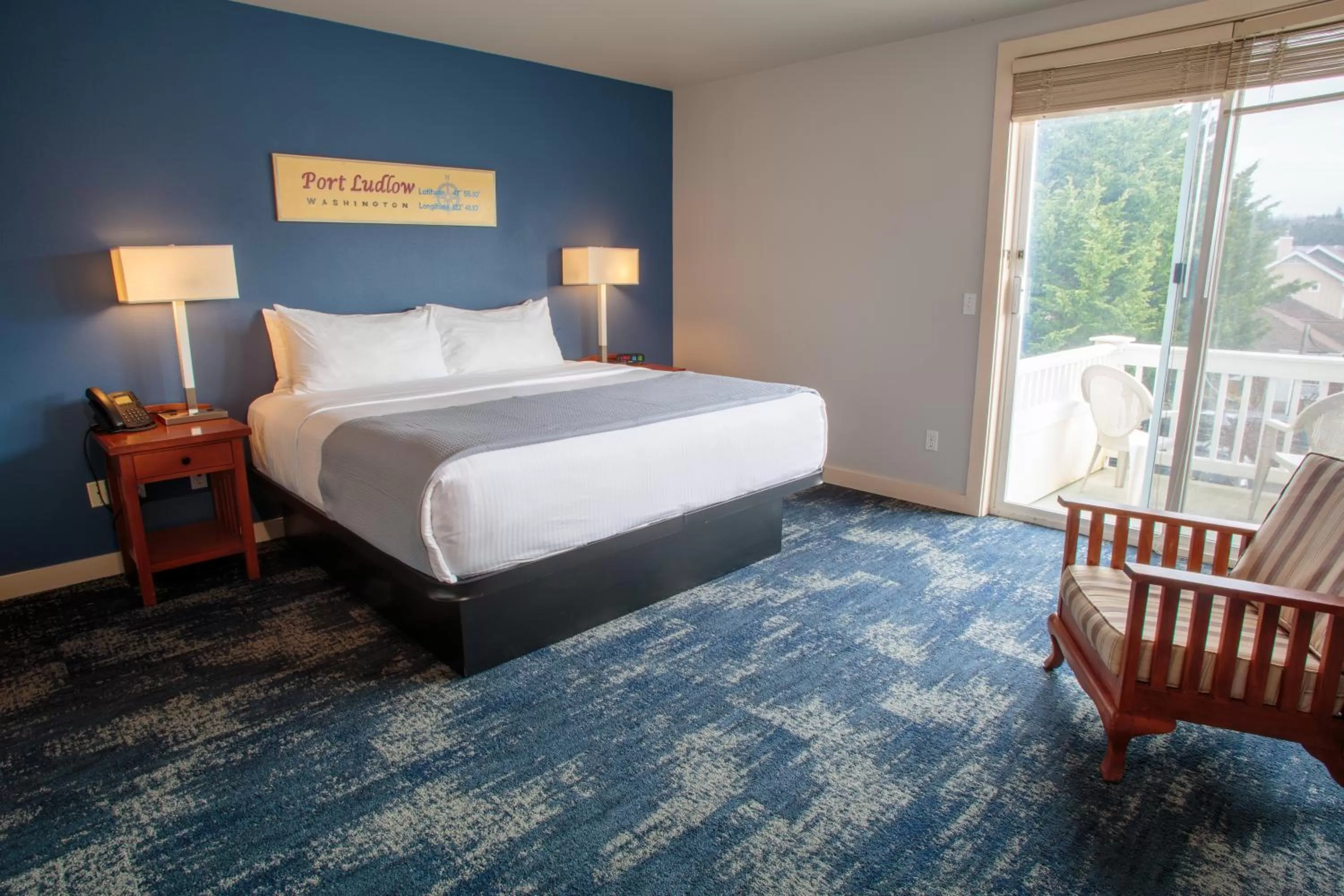 Bed in Resort at Port Ludlow