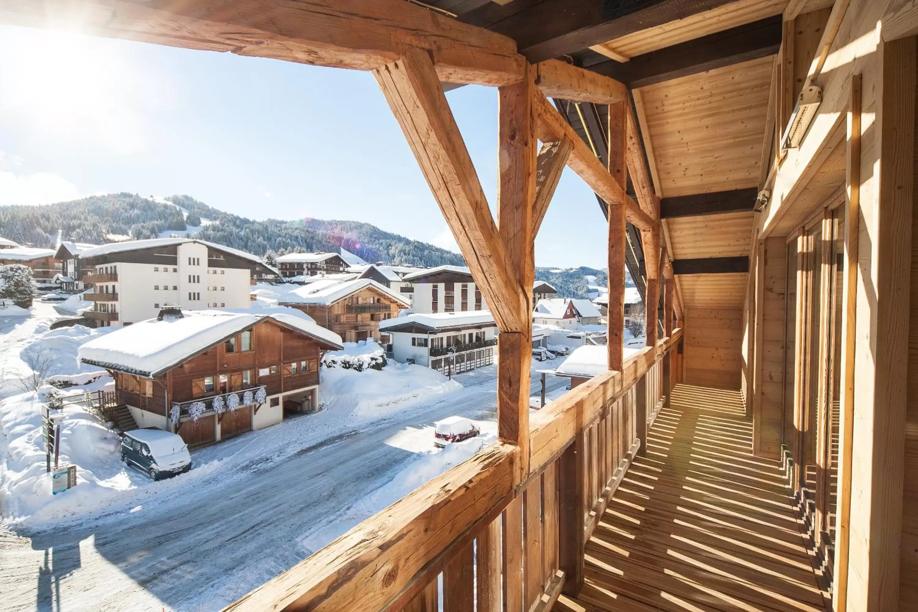 Balcony/Terrace in Chamois d'Or Hotel