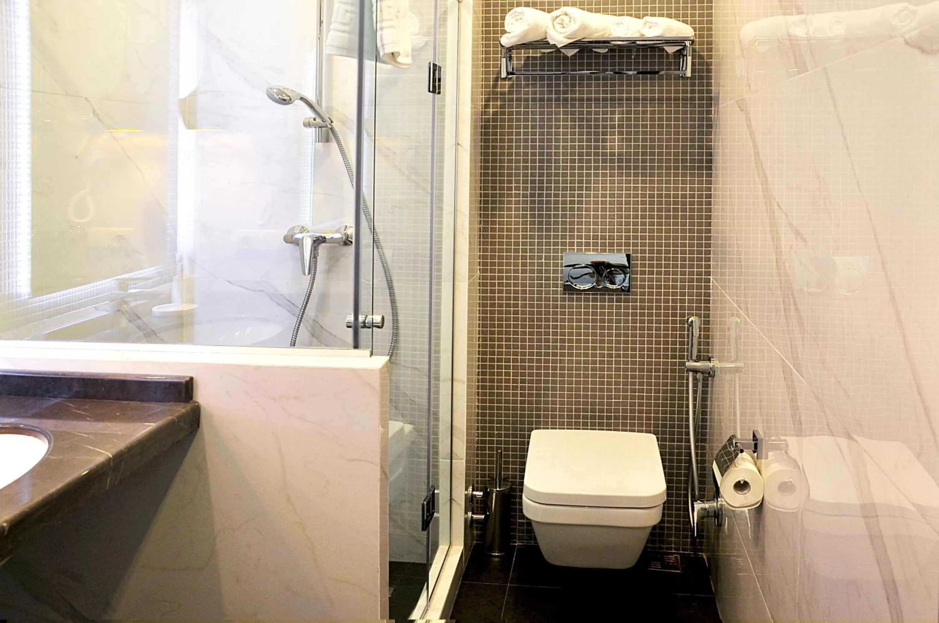 Bathroom in River View Hotel Tbilisi