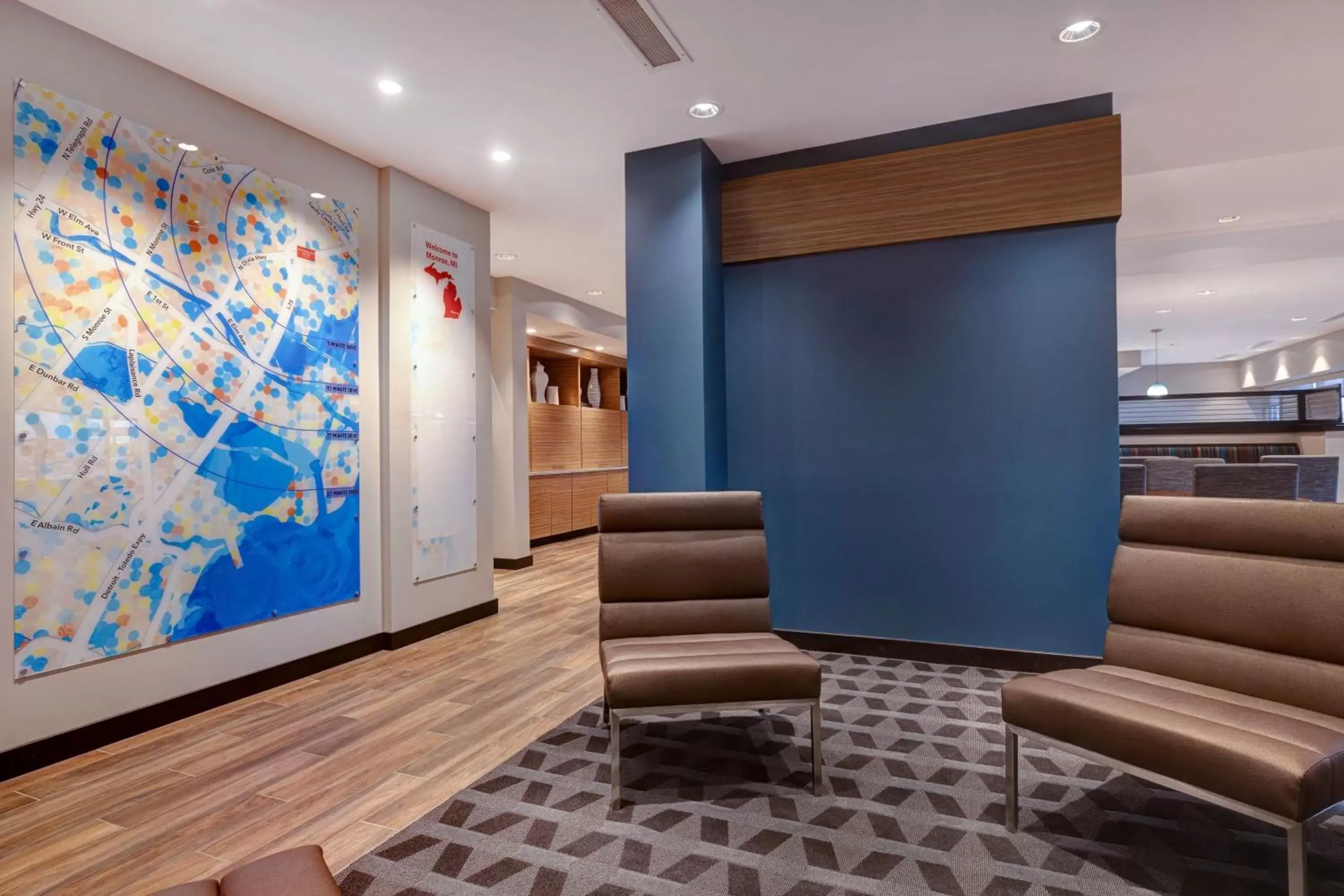 Lobby or reception, Seating Area in TownePlace Suites by Marriott Monroe