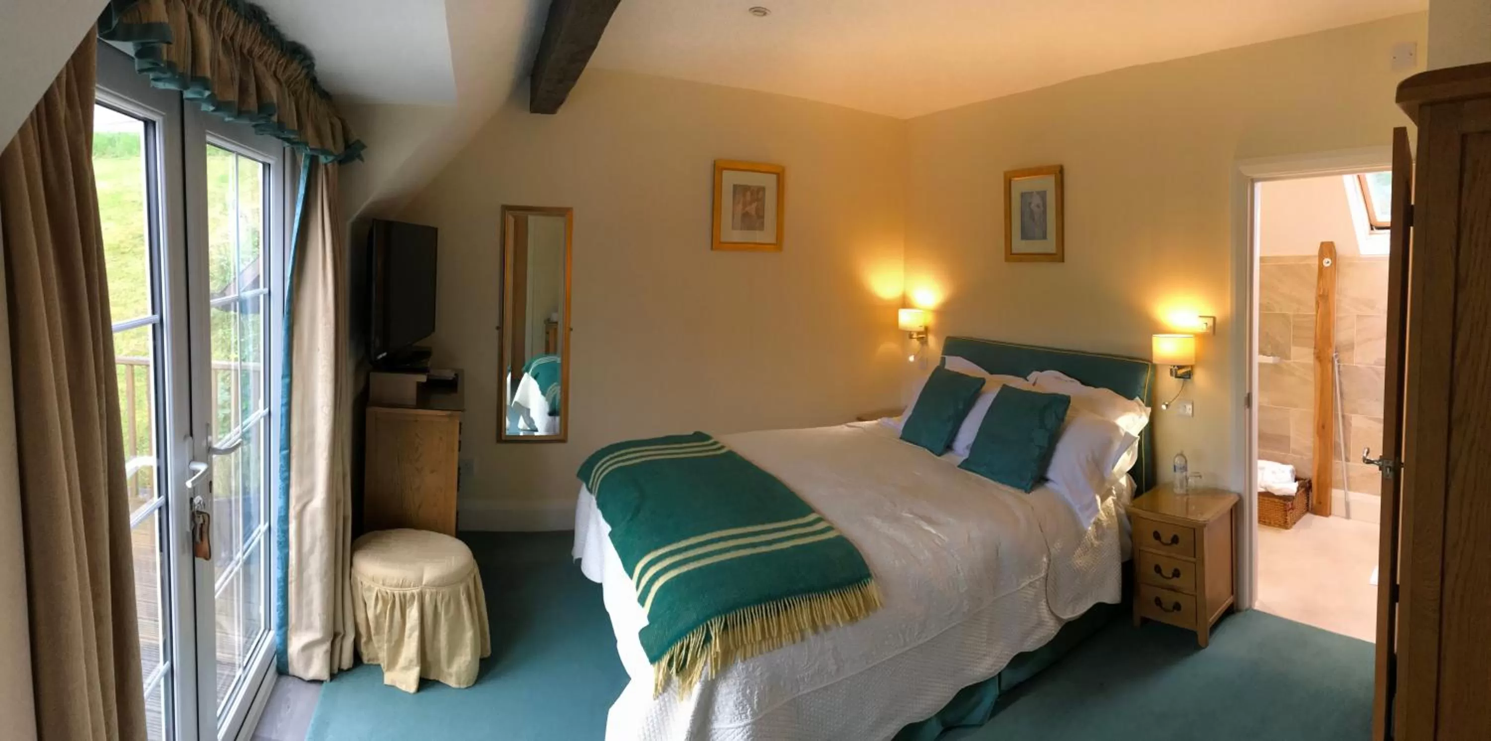 Bedroom, Bed in Bryn Goleu Bed & Breakfast