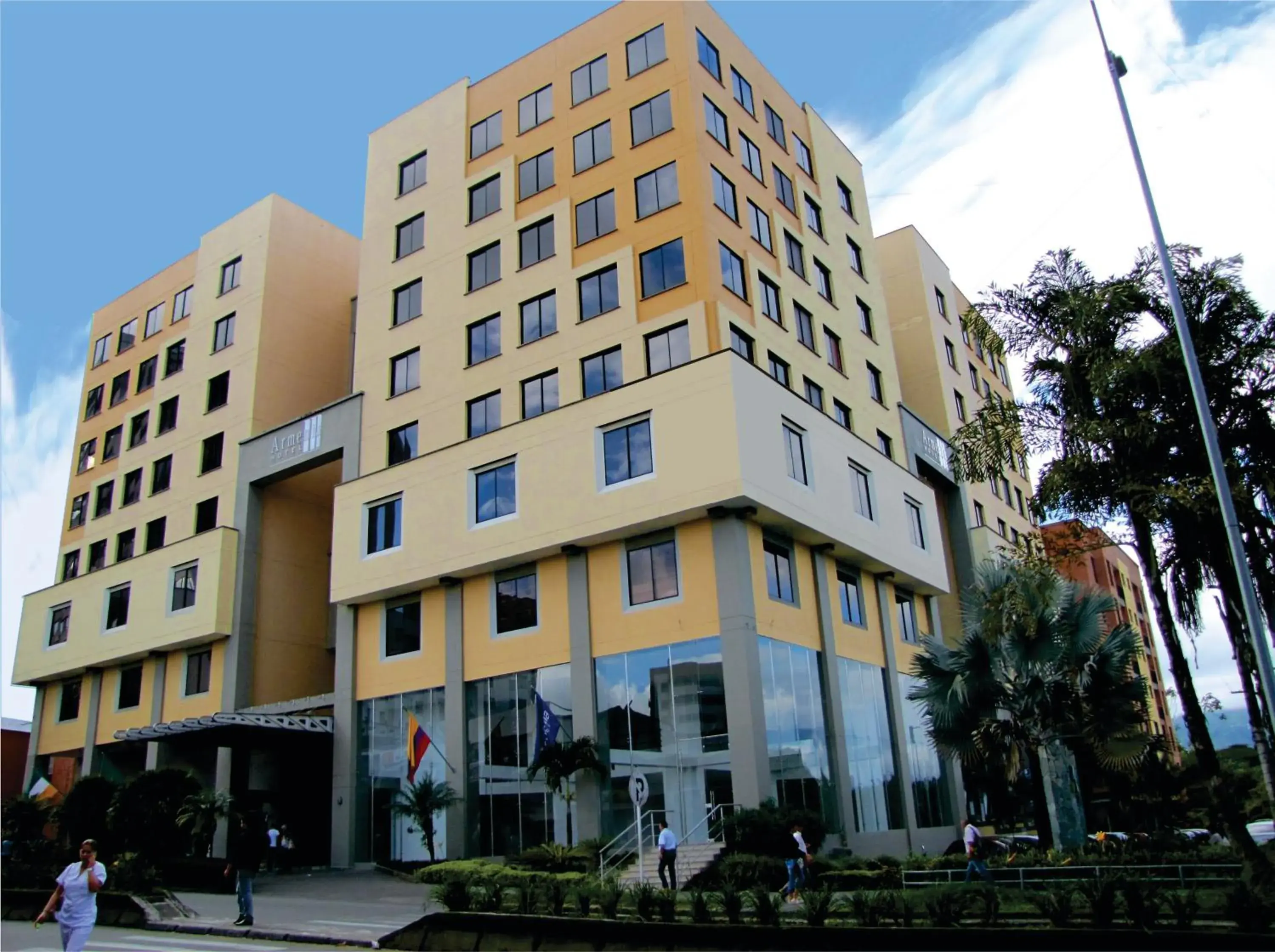 Bird's eye view, Property Building in Armenia Hotel