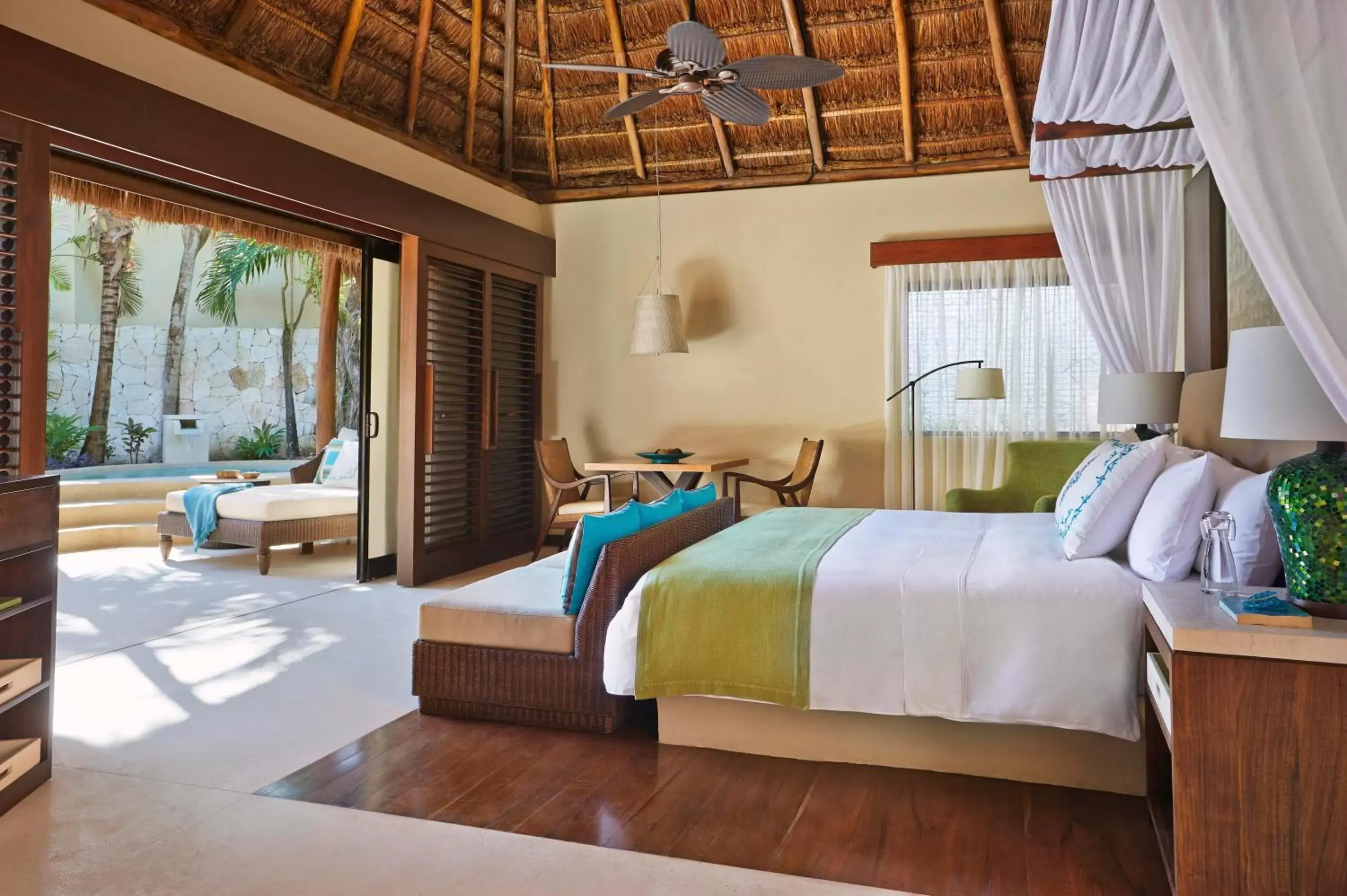 Bedroom, Bed in Viceroy Riviera Maya, a Luxury Villa Resort