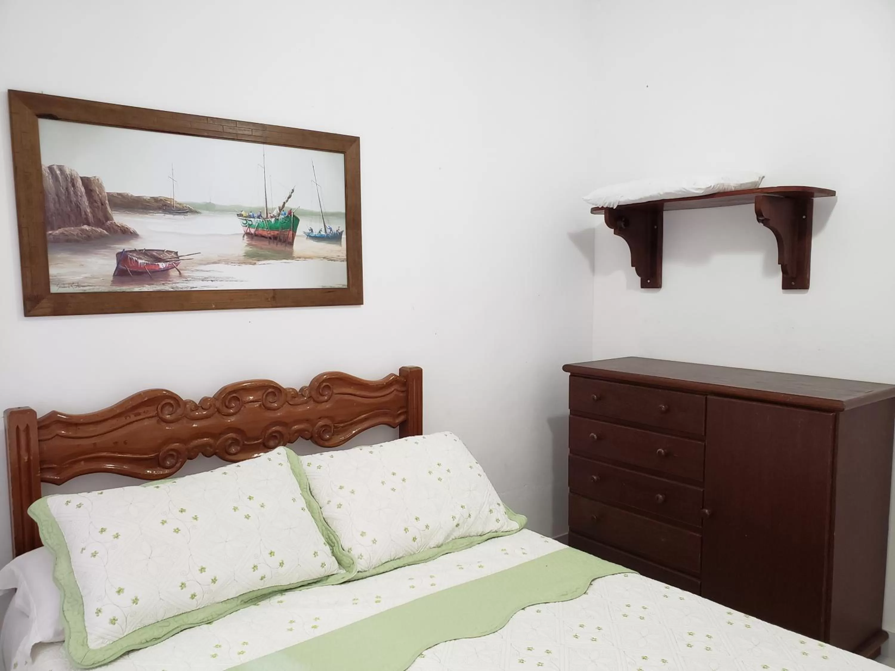 Bed in Pousada Recanto Das Emerências