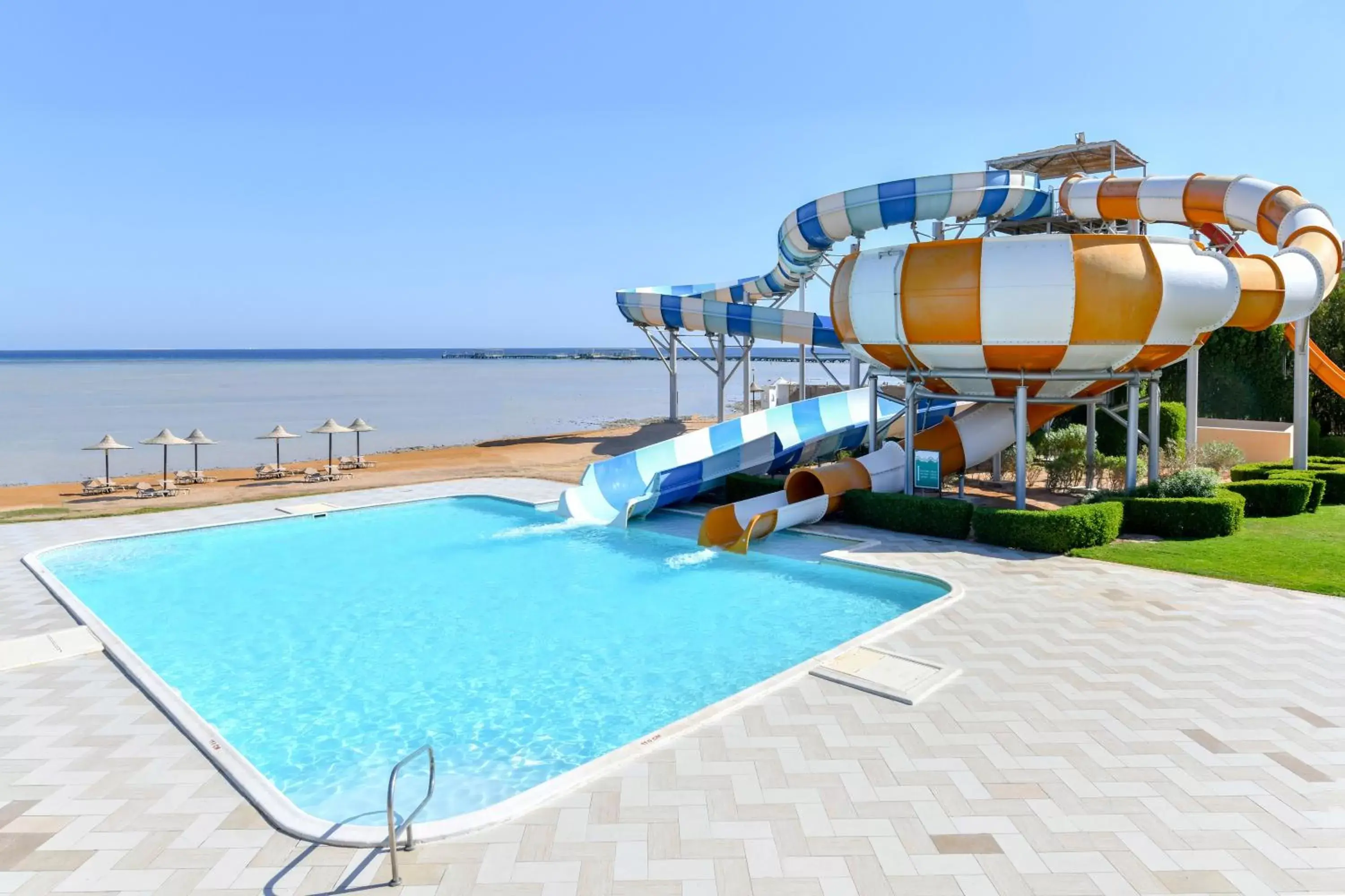 Aqua park, Water Park in Jaz Aquamarine Resort