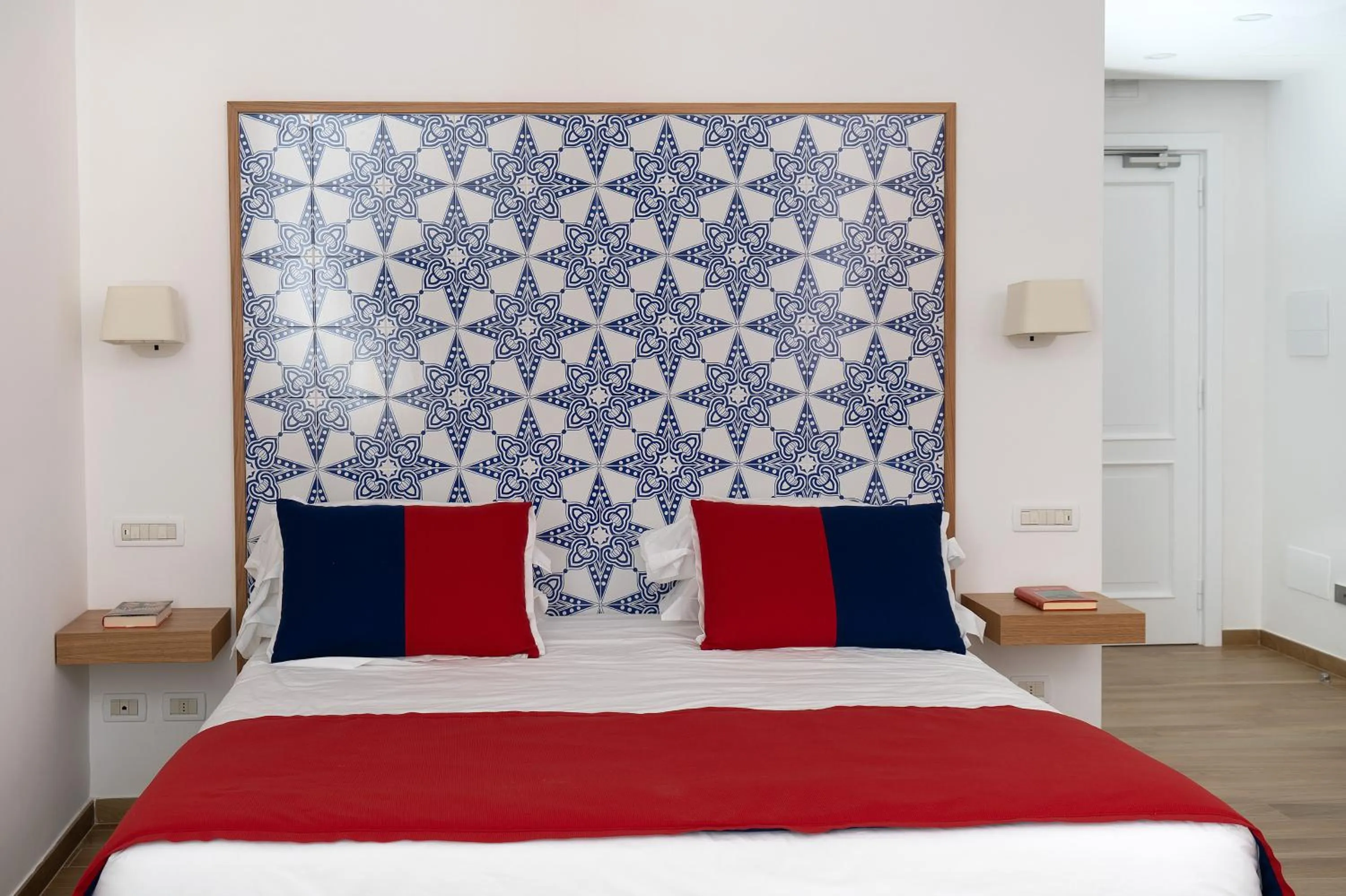 Bed in Hotel Miramare