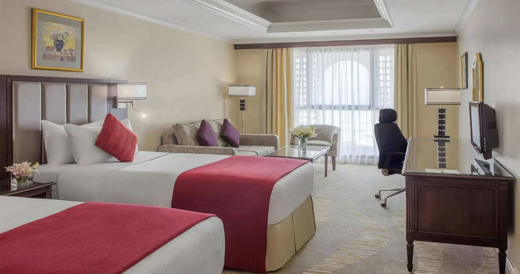 Executive Two-Bedroom Suite with City View in Dar Al Iman InterContinental