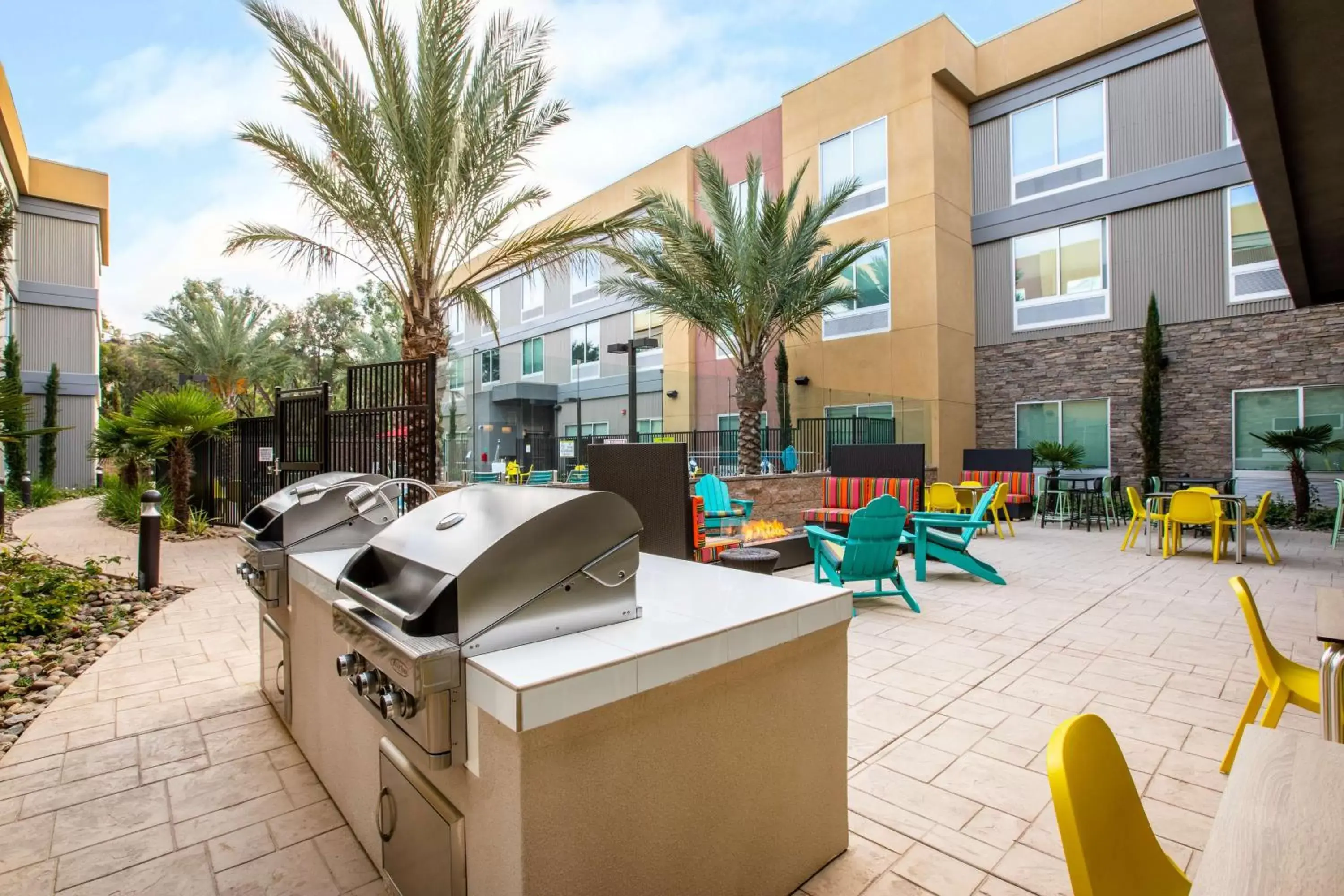 Patio in Home2 Suites By Hilton Carlsbad, Ca