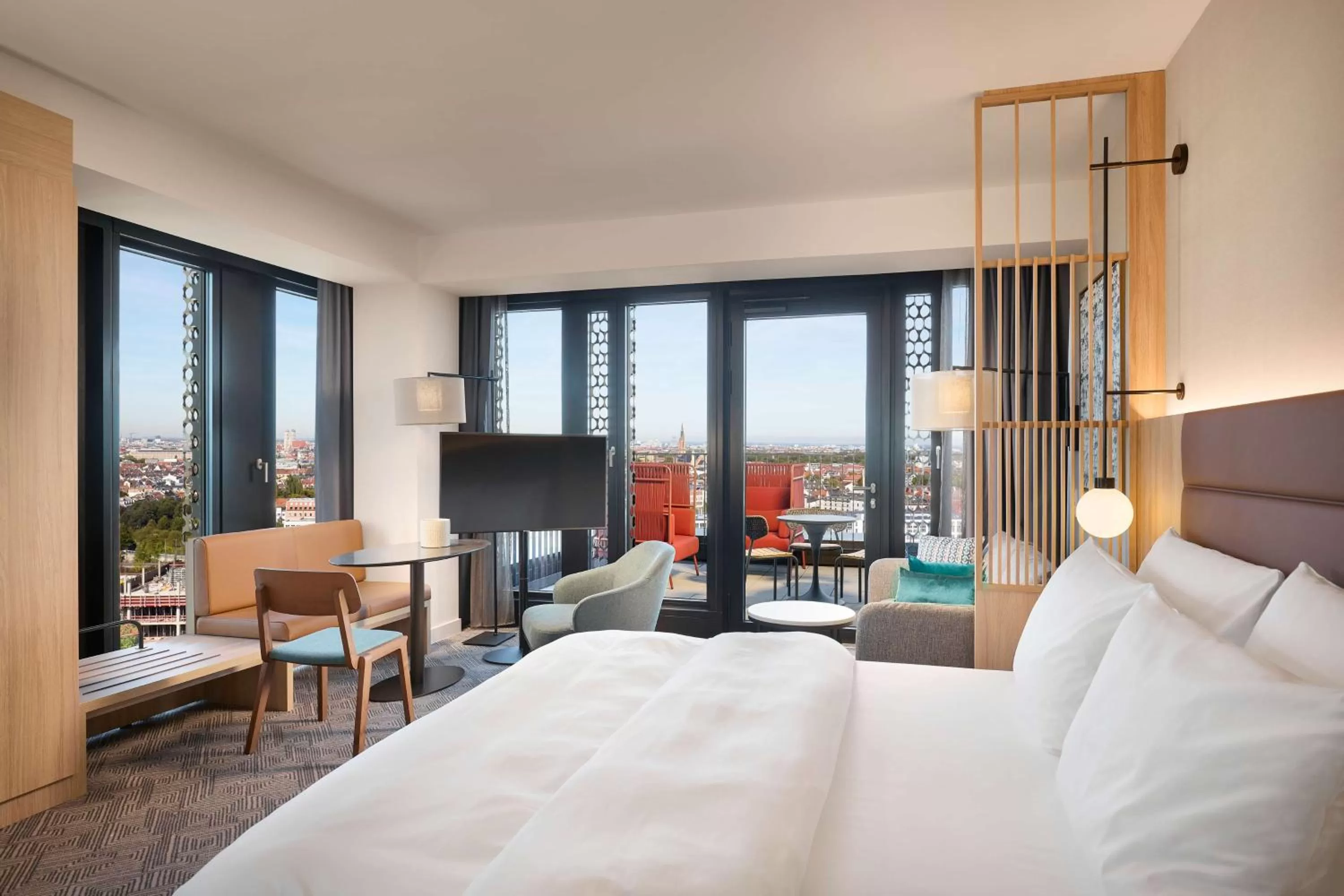 Bedroom, Bed in Adina Apartment Hotel Munich