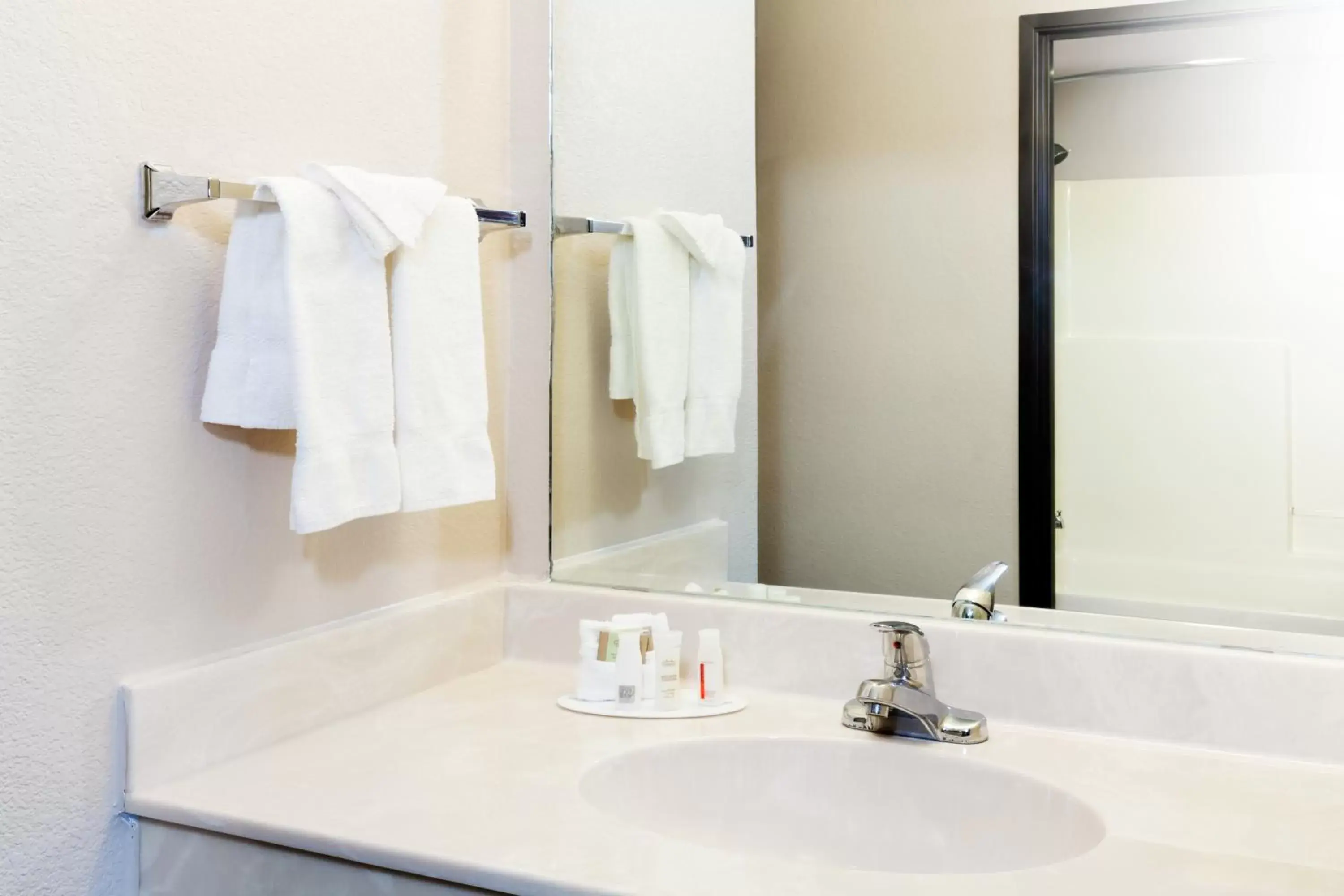 Bathroom in Super 8 by Wyndham Huntsville