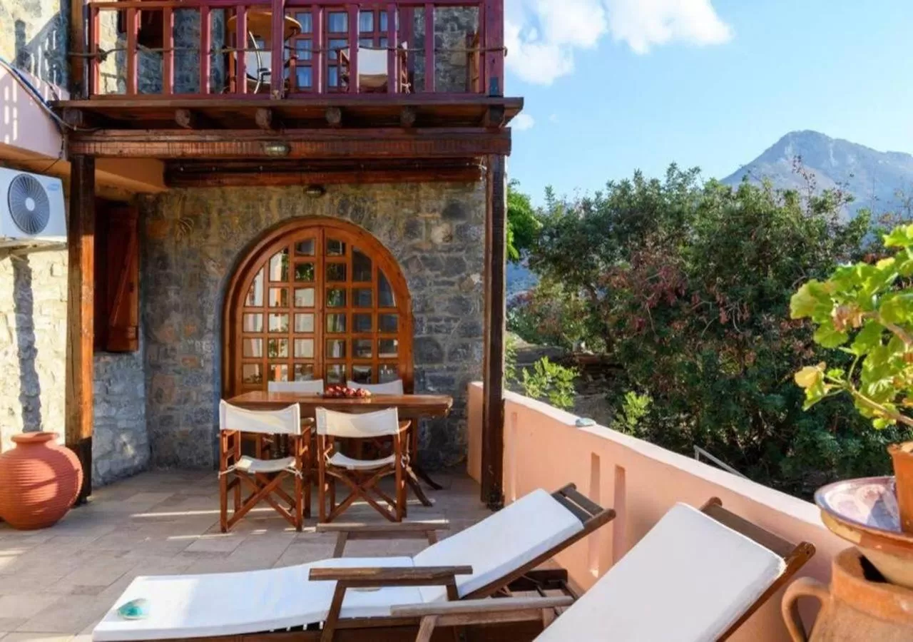 Balcony/Terrace in The Traditional Homes of Crete