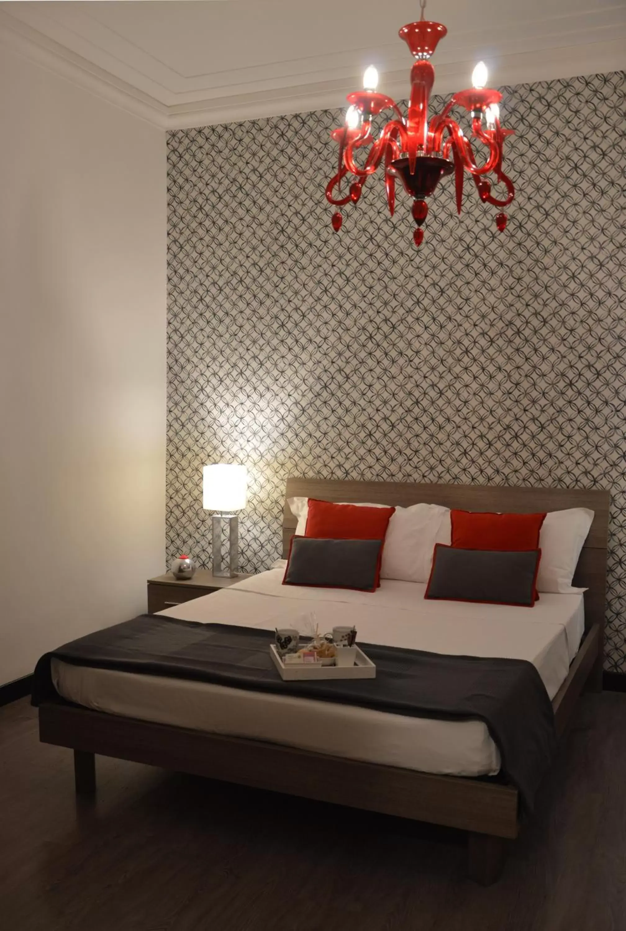Bed in Nobilcasa Suites