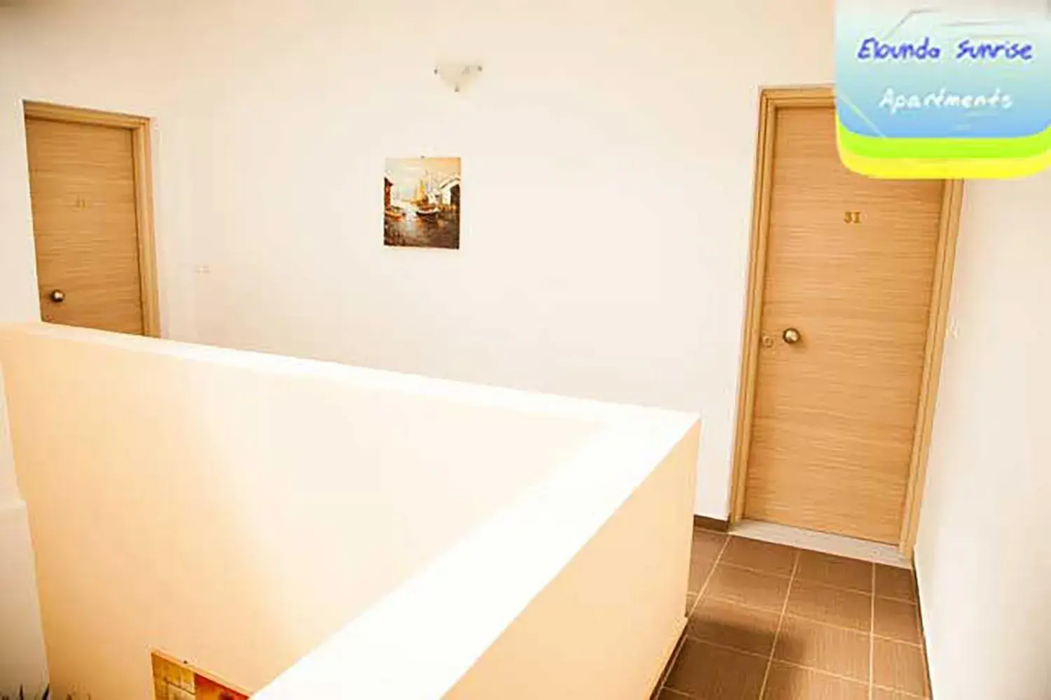 Property building, Bathroom in Elounda Sunrise Apartments