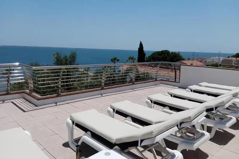 Balcony/Terrace, Sea View in Hotel Miami Mar